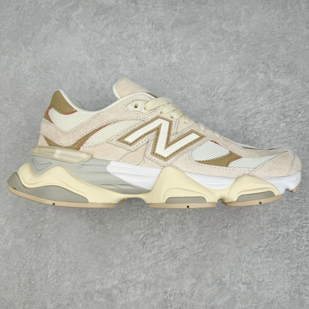 New Balance NB9060 复古运动鞋 新百伦又带来了新鞋型 并且是与芝加哥街头品牌 Joe Freshgoods 的联名款 鞋身主体采用了类似 990 系列的设计风格 与传统复古慢跑鞋区别不大 最大的变化就是鞋底部分 在传统设计的中底外层 增加了多个分区的模块 圆润的线条设计与我们熟悉的 New Balance 风格截然不同 但与同样充满弧形线条的鞋面搭配 看起来毫无违和感 尺码：36-45-选品中心