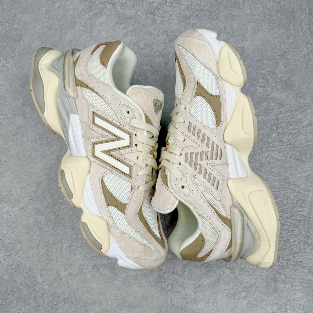 图片[3]-New Balance NB9060 复古运动鞋 新百伦又带来了新鞋型 并且是与芝加哥街头品牌 Joe Freshgoods 的联名款 鞋身主体采用了类似 990 系列的设计风格 与传统复古慢跑鞋区别不大 最大的变化就是鞋底部分 在传统设计的中底外层 增加了多个分区的模块 圆润的线条设计与我们熟悉的 New Balance 风格截然不同 但与同样充满弧形线条的鞋面搭配 看起来毫无违和感 尺码：36-45-选品中心