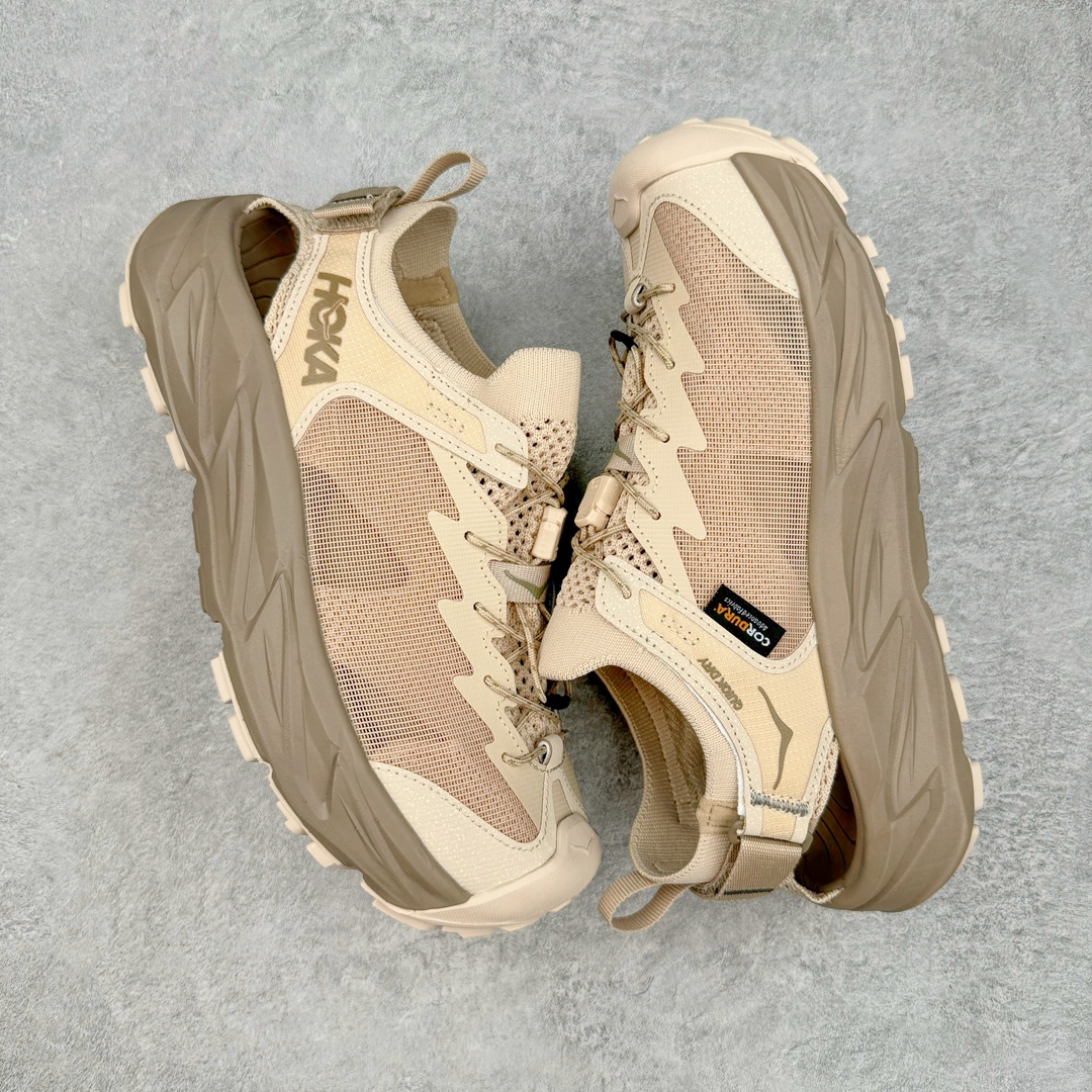 图片[3]-＃HK纯原 Hoka One One Hopara Sandals 霍帕拉系列水路两用溯溪涉水休闲户外露营凉鞋 作为先锋品牌的 HOKA ONE ONE总是以独特的方式 HOPARA是一款溯溪鞋 又名排水鞋 可长期用于涉水和溯溪 保护脚底和脚趾的安全和舒适 鞋面材料速干 透气 耐磨 鞋底防滑 耐磨 抓地能力强 出于安全考虑 设计要求较高-涉水溯溪过程中 水 泥沙 可以直接从鞋内大孔排出 细纹鞋底使在岩石上抓地能力强 避免打滑 而上路后 鞋面具有快干透气等优点 尺码：36 36.5 37.5 38 39 40 40.5 41 42 42.5 43 44 45-选品中心