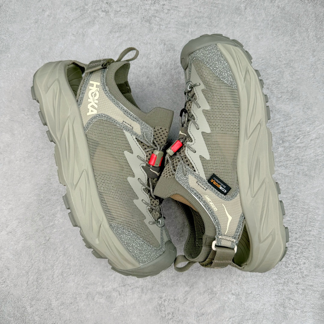 图片[3]-＃HK纯原 Hoka One One Hopara Sandals 霍帕拉系列水路两用溯溪涉水休闲户外露营凉鞋 作为先锋品牌的 HOKA ONE ONE总是以独特的方式 HOPARA是一款溯溪鞋 又名排水鞋 可长期用于涉水和溯溪 保护脚底和脚趾的安全和舒适 鞋面材料速干 透气 耐磨 鞋底防滑 耐磨 抓地能力强 出于安全考虑 设计要求较高-涉水溯溪过程中 水 泥沙 可以直接从鞋内大孔排出 细纹鞋底使在岩石上抓地能力强 避免打滑 而上路后 鞋面具有快干透气等优点 尺码：36 36.5 37.5 38 39 40 40.5 41 42 42.5 43 44 45-选品中心