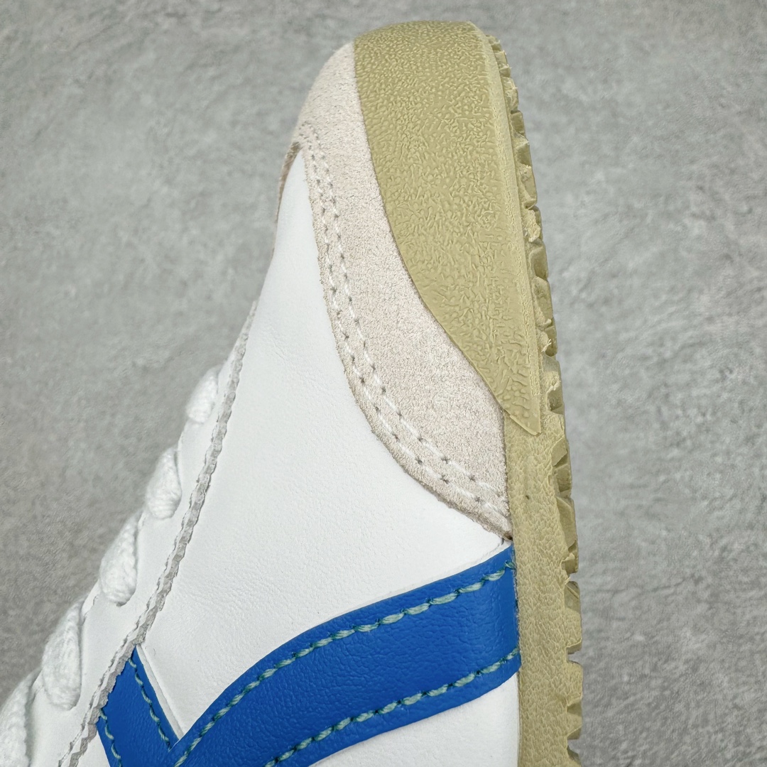图片[20]-＃HK纯原 Asics Onitsuka Tiger MEXICO 66 亚瑟士鬼冢虎复古经典板鞋 市场最强版本 头层小羊皮加持 海外订单工厂出品 超成熟稳定的做工品控 原装全套纸板楦头开发 原汁原味 完美呈现版型 私模正确鞋底咬花纹路 一比一鞋头弧度高度鞋身弧度 绝不口嗨 细节品控鞋型随意秒杀市面 原档咬花纹路私模大底 一个单元有六个三角形 总体形拼接呈现花瓣状 官方四联吊牌 原装Ortholite轻量化鞋垫 原盒原配 质保卡 说明书 钢印防尘纸 纸板中底带钢印 乳胶组合鞋垫 支持全方位的对比专柜 产品从款式颜色造型上体现出追求舒适和细节的完美 鞋类更是推崇手工制作的严谨与完美 融舒适性与可穿性的设计风格 注重细节的完美和别致魅力 既保持稳重 又不失轻松的时尚感 尺码：36 37 37.5 38 39 39.5 40 40.5 41.5 42 42.5 43.5 44 45 46-选品中心