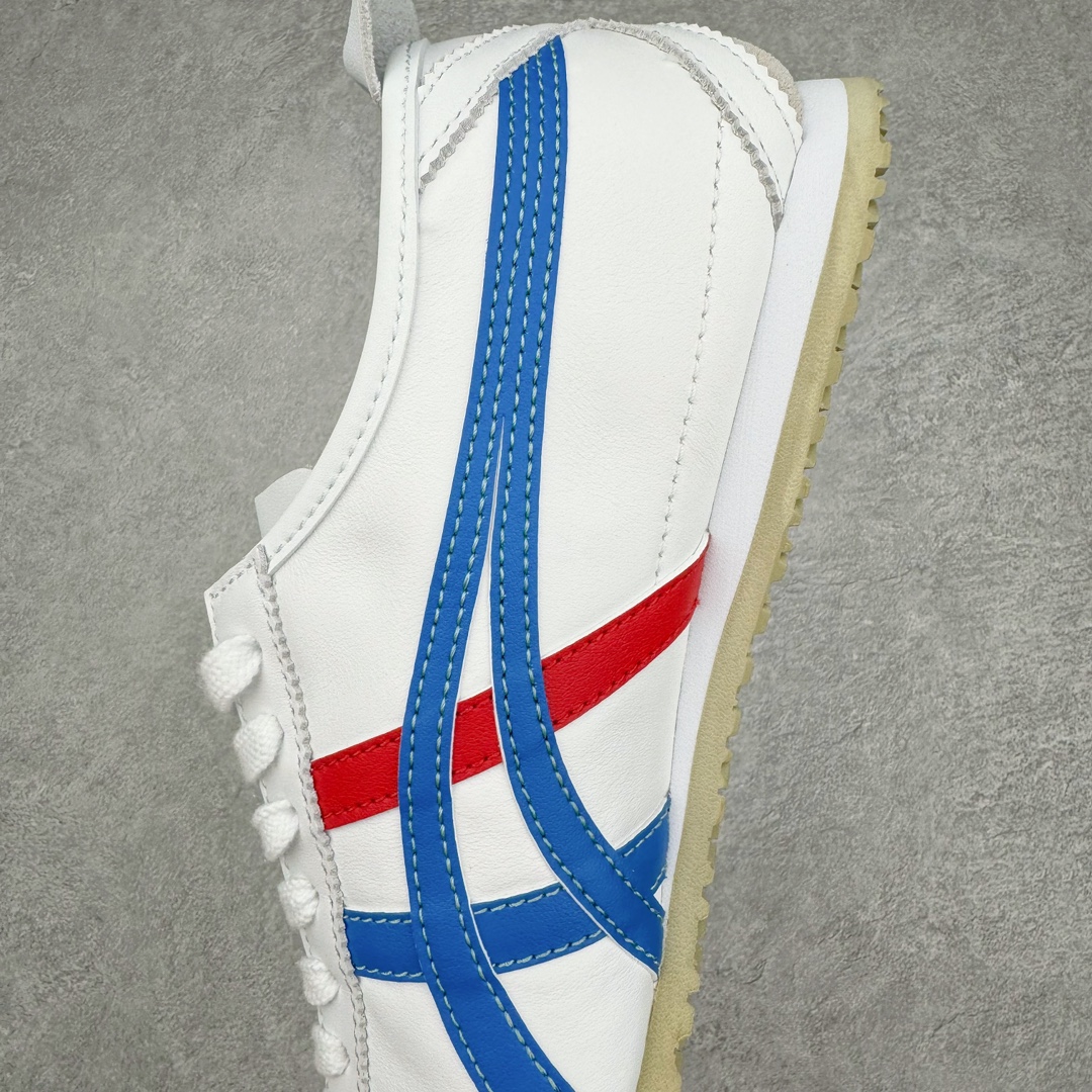 图片[7]-＃HK纯原 Asics Onitsuka Tiger MEXICO 66 亚瑟士鬼冢虎复古经典板鞋 市场最强版本 头层小羊皮加持 海外订单工厂出品 超成熟稳定的做工品控 原装全套纸板楦头开发 原汁原味 完美呈现版型 私模正确鞋底咬花纹路 一比一鞋头弧度高度鞋身弧度 绝不口嗨 细节品控鞋型随意秒杀市面 原档咬花纹路私模大底 一个单元有六个三角形 总体形拼接呈现花瓣状 官方四联吊牌 原装Ortholite轻量化鞋垫 原盒原配 质保卡 说明书 钢印防尘纸 纸板中底带钢印 乳胶组合鞋垫 支持全方位的对比专柜 产品从款式颜色造型上体现出追求舒适和细节的完美 鞋类更是推崇手工制作的严谨与完美 融舒适性与可穿性的设计风格 注重细节的完美和别致魅力 既保持稳重 又不失轻松的时尚感 尺码：36 37 37.5 38 39 39.5 40 40.5 41.5 42 42.5 43.5 44 45 46-选品中心
