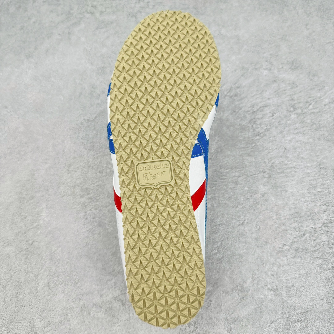 图片[9]-＃HK纯原 Asics Onitsuka Tiger MEXICO 66 亚瑟士鬼冢虎复古经典板鞋 市场最强版本 头层小羊皮加持 海外订单工厂出品 超成熟稳定的做工品控 原装全套纸板楦头开发 原汁原味 完美呈现版型 私模正确鞋底咬花纹路 一比一鞋头弧度高度鞋身弧度 绝不口嗨 细节品控鞋型随意秒杀市面 原档咬花纹路私模大底 一个单元有六个三角形 总体形拼接呈现花瓣状 官方四联吊牌 原装Ortholite轻量化鞋垫 原盒原配 质保卡 说明书 钢印防尘纸 纸板中底带钢印 乳胶组合鞋垫 支持全方位的对比专柜 产品从款式颜色造型上体现出追求舒适和细节的完美 鞋类更是推崇手工制作的严谨与完美 融舒适性与可穿性的设计风格 注重细节的完美和别致魅力 既保持稳重 又不失轻松的时尚感 尺码：36 37 37.5 38 39 39.5 40 40.5 41.5 42 42.5 43.5 44 45 46-选品中心