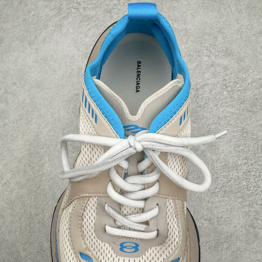 图片[5]-＃XA BALENCIAGA CIRCUIT 巴黎世家十三代圆头系带LOGO印花低帮老爹鞋 全套原纸板楦头开发 最原汁原味的灵魂版型 全鞋荧光划线卡点 胶水把控整洁度追求极致完美 每一双都是工艺品 多重QC质检 超越公司货的品控标准 实实在在的免检产品 原盒原配 正确字体电绣 粗细、位置、大小正确 侧边TPU 透气孔匹配意产原版 正确分离大底 TPU软底 原版一致大底LOGO 立体感十足 原厂皮料水洗做旧 采购原厂网纱 偏大一码 尺码：35 36 37 38 39 40 41 42 43 44 45 46-选品中心