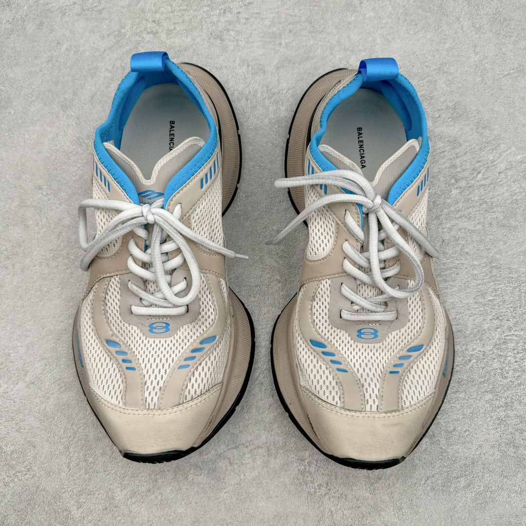 图片[2]-＃XA BALENCIAGA CIRCUIT 巴黎世家十三代圆头系带LOGO印花低帮老爹鞋 全套原纸板楦头开发 最原汁原味的灵魂版型 全鞋荧光划线卡点 胶水把控整洁度追求极致完美 每一双都是工艺品 多重QC质检 超越公司货的品控标准 实实在在的免检产品 原盒原配 正确字体电绣 粗细、位置、大小正确 侧边TPU 透气孔匹配意产原版 正确分离大底 TPU软底 原版一致大底LOGO 立体感十足 原厂皮料水洗做旧 采购原厂网纱 偏大一码 尺码：35 36 37 38 39 40 41 42 43 44 45 46-选品中心