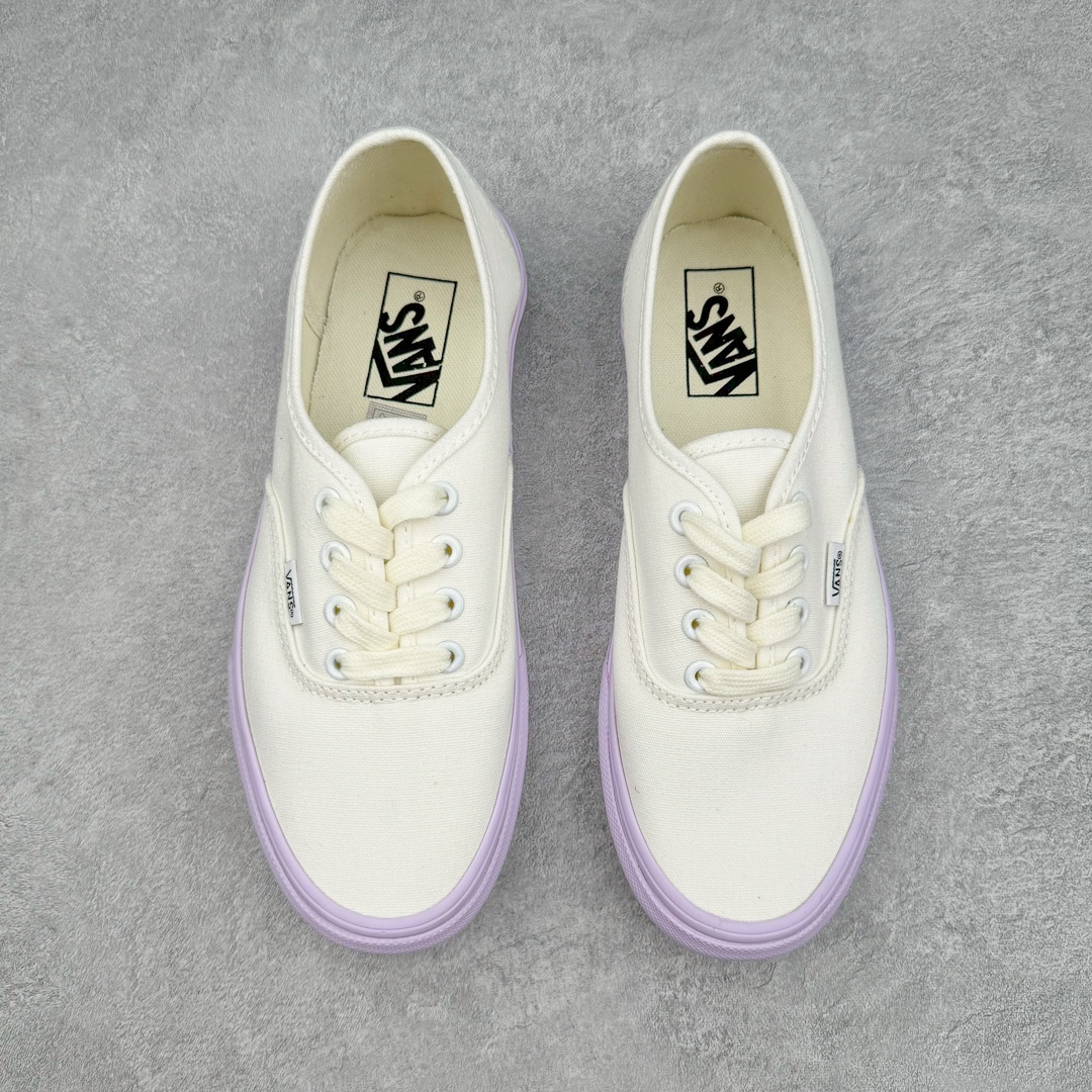 图片[2]-Vans Authetic 白紫 范斯官方 休闲帆布滑板鞋 尺码：35 36 36.5 37 38 38.5 39 40 40.5 41 42 42.5 43 44-选品中心
