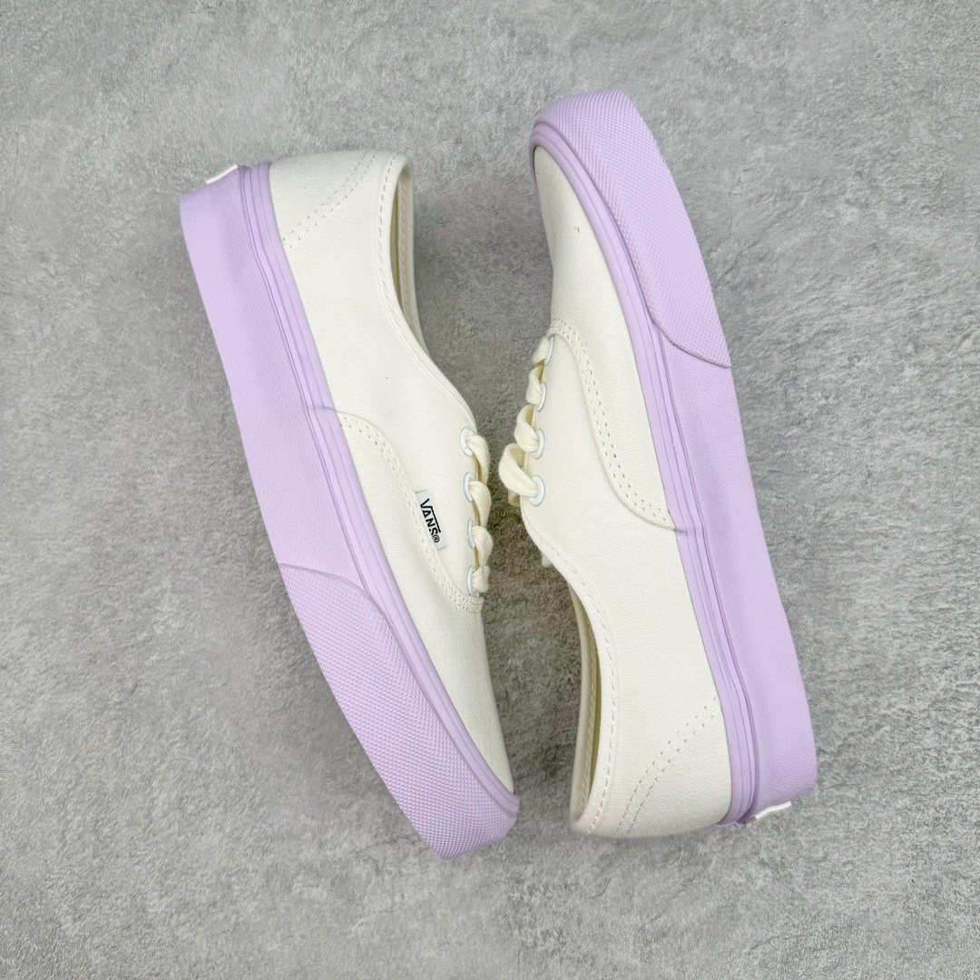 图片[3]-Vans Authetic 白紫 范斯官方 休闲帆布滑板鞋 尺码：35 36 36.5 37 38 38.5 39 40 40.5 41 42 42.5 43 44-选品中心