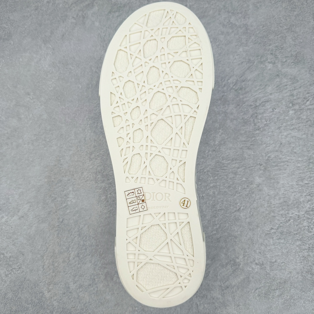 图片[9]-＃GD广顶 Dior B33 迪奥印花系带时尚运动板鞋网球鞋 全套原厂新版原纸板楦头开发 原厂特供皮料加持 原档数据大底 高频字母排版细节 还原 Zp 高端零售特供批次 2023秋季新品 彰显非凡的精湛工艺 重新诠释经典的网球鞋 时尚的廓形突显厚实感 采用全新的拉绒马海毛针织面料 突显柔软触感与富有层次感的流行色彩 搭配棕色绒面革镶片提升格调 别具一格的加垫鞋舌点缀以压花效果Dior标志 后侧点缀以Dior 30Avenue Montaigne标志 可为各式休闲造型增添时尚气质 尺码：39 40 41 42 43 44 45-选品中心