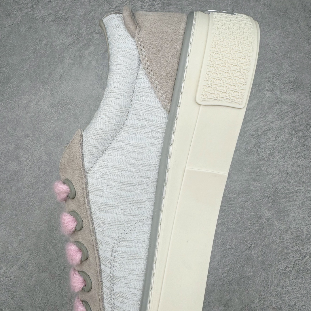 图片[7]-＃GD广顶 Dior B33 迪奥印花系带时尚运动板鞋网球鞋 全套原厂新版原纸板楦头开发 原厂特供皮料加持 原档数据大底 高频字母排版细节 还原 Zp 高端零售特供批次 2023秋季新品 彰显非凡的精湛工艺 重新诠释经典的网球鞋 时尚的廓形突显厚实感 采用全新的拉绒马海毛针织面料 突显柔软触感与富有层次感的流行色彩 搭配棕色绒面革镶片提升格调 别具一格的加垫鞋舌点缀以压花效果Dior标志 后侧点缀以Dior 30Avenue Montaigne标志 可为各式休闲造型增添时尚气质 尺码：39 40 41 42 43 44 45-选品中心