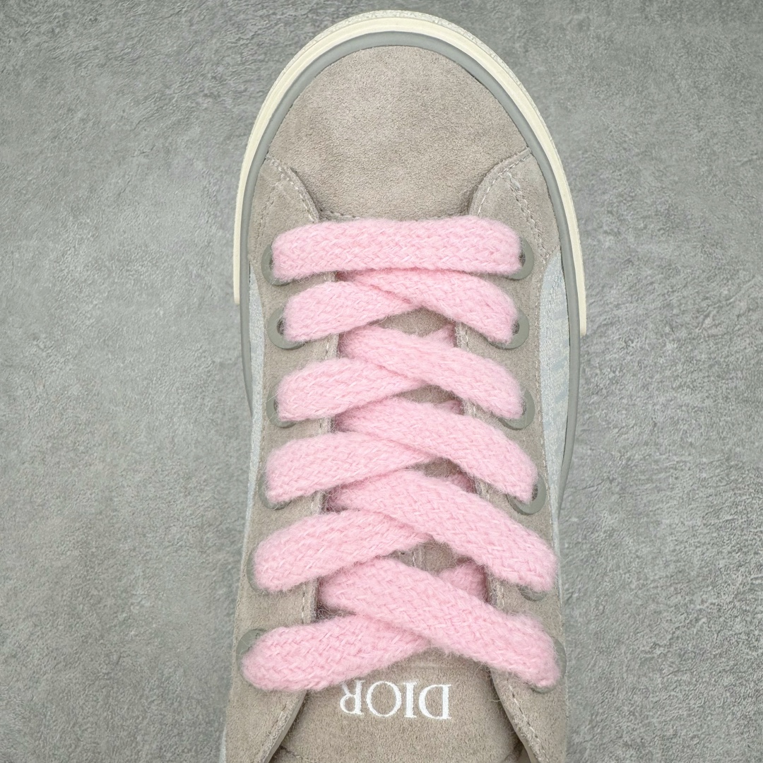 图片[4]-＃GD广顶 Dior B33 迪奥印花系带时尚运动板鞋网球鞋 全套原厂新版原纸板楦头开发 原厂特供皮料加持 原档数据大底 高频字母排版细节 还原 Zp 高端零售特供批次 2023秋季新品 彰显非凡的精湛工艺 重新诠释经典的网球鞋 时尚的廓形突显厚实感 采用全新的拉绒马海毛针织面料 突显柔软触感与富有层次感的流行色彩 搭配棕色绒面革镶片提升格调 别具一格的加垫鞋舌点缀以压花效果Dior标志 后侧点缀以Dior 30Avenue Montaigne标志 可为各式休闲造型增添时尚气质 尺码：39 40 41 42 43 44 45-选品中心