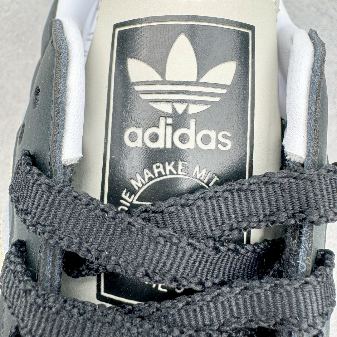 图片[14]-＃S2纯原 AD Original Samba OG 复古经典轻便板鞋 黑棕 IE5836 原装头层牛皮加持 正确烫金高频细节 原装纳米超迁皮料 独家私模橡胶大底 原盒原配 正确黑色中底布 过宽过胶 这款桑巴鞋展示了高质量的工艺 带有装饰的超锁缝制和无缝的手感 柔软、柔软的皮革造型和标志性的3条纹完成了精致的外观 正规合身鞋带 鞋面上有绒面鞋垫 橡胶鞋底 享受正畸套筒软感 自50年代首次亮相以来就一直在赢得粉丝的青睐尺码：36 36.5 37.5 38 38.5 39 40 40.5 41 42 42.5 43 44 44.5 45 46-选品中心