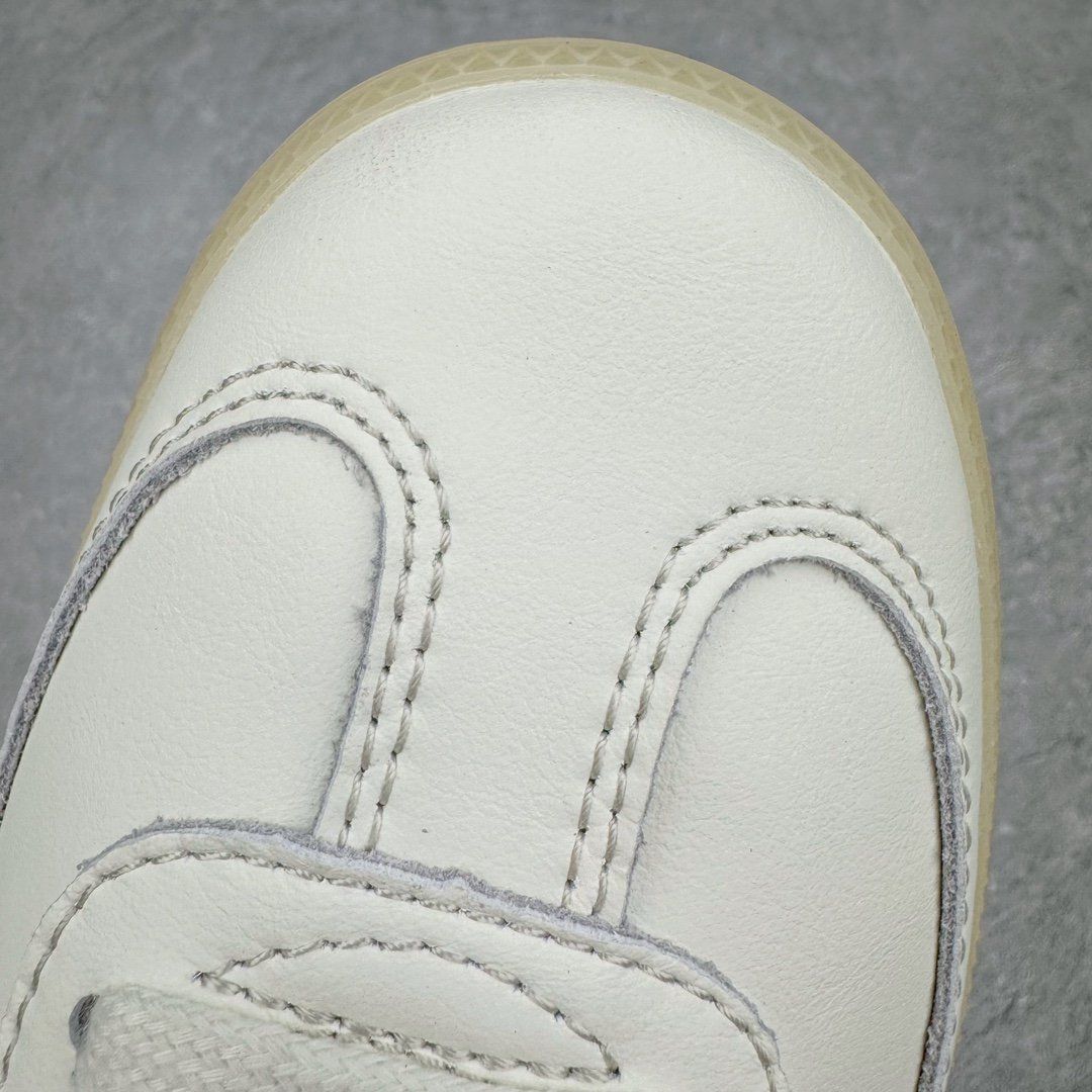 图片[10]-＃B版纯原 AD Original Samba OG 复古经典轻便板鞋 IG6171 头层牛皮加持 正确烫金高频细节 原装纳米超迁皮料 独家私模橡胶大底 原盒原配 这款桑巴鞋展示了高质量的工艺 带有装饰的超锁缝制和无缝的手感 柔软、柔软的皮革造型和标志性的3条纹完成了精致的外观 正规合身鞋带 鞋面上有绒面鞋垫 橡胶鞋底 享受正畸套筒软感 自50年代首次亮相以来就一直在赢得粉丝的青睐 尺码：36 36.5 37.5 38 38.5 39 40 40.5 41 42 42.5 43 44 44.5 45-选品中心