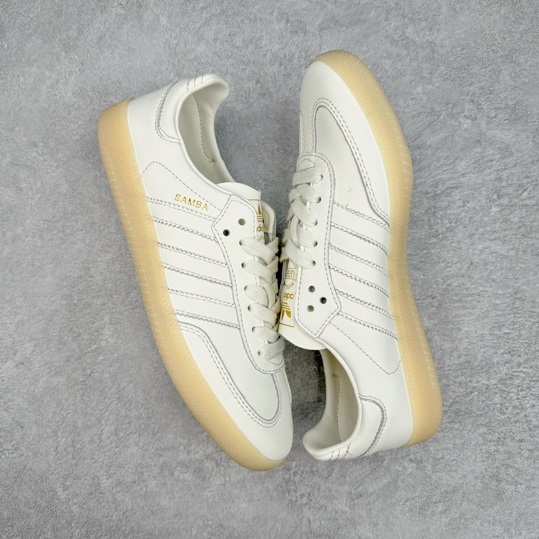 图片[3]-＃B版纯原 AD Original Samba OG 复古经典轻便板鞋 IG6171 头层牛皮加持 正确烫金高频细节 原装纳米超迁皮料 独家私模橡胶大底 原盒原配 这款桑巴鞋展示了高质量的工艺 带有装饰的超锁缝制和无缝的手感 柔软、柔软的皮革造型和标志性的3条纹完成了精致的外观 正规合身鞋带 鞋面上有绒面鞋垫 橡胶鞋底 享受正畸套筒软感 自50年代首次亮相以来就一直在赢得粉丝的青睐 尺码：36 36.5 37.5 38 38.5 39 40 40.5 41 42 42.5 43 44 44.5 45-选品中心