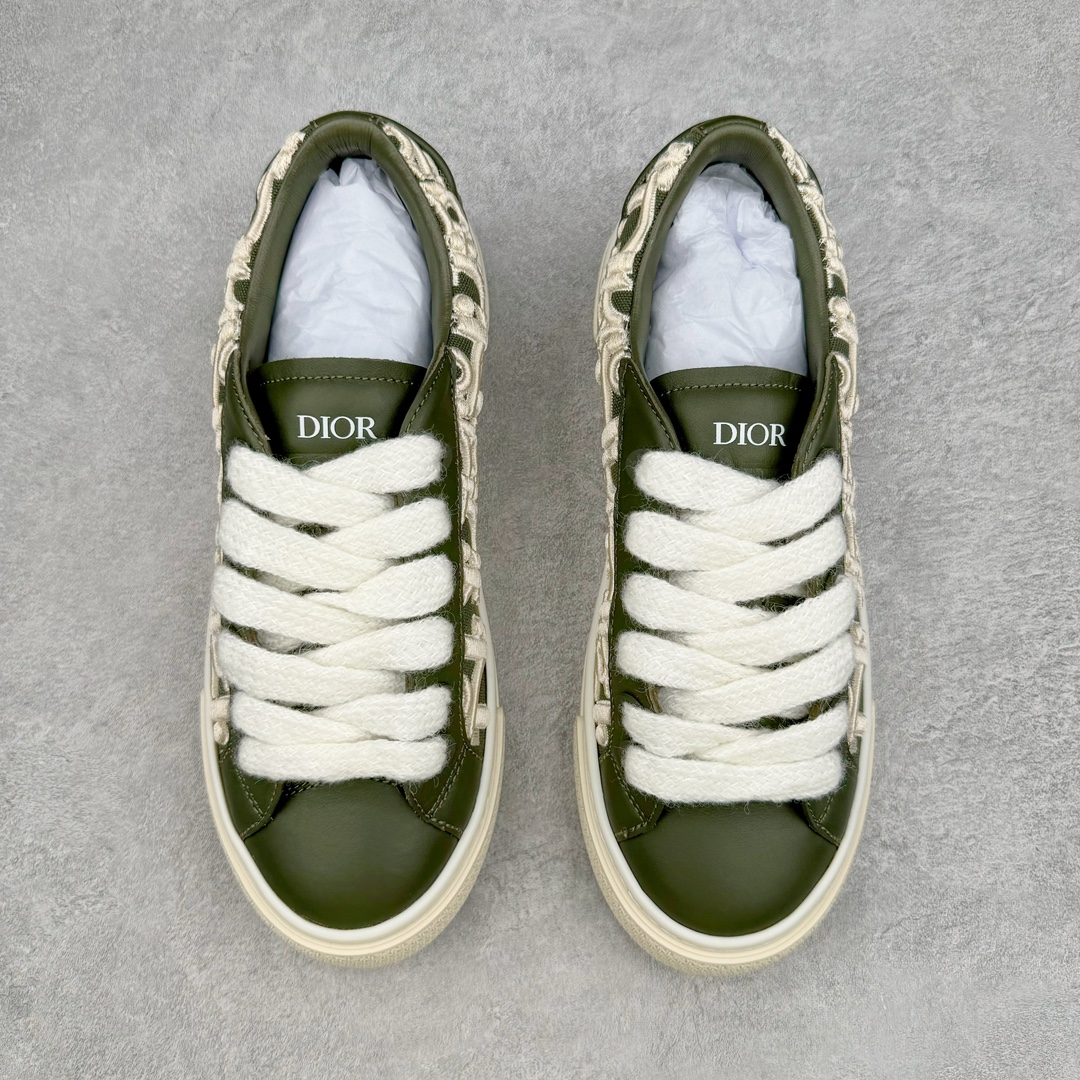 图片[2]-＃GD广顶 Dior B33 迪奥印花系带时尚运动板鞋网球鞋 全套原厂新版原纸板楦头开发 原厂特供皮料加持 原档数据大底 高频字母排版细节 还原 Zp 高端零售特供批次 2023秋季新品 彰显非凡的精湛工艺 重新诠释经典的网球鞋 时尚的廓形突显厚实感 采用全新的拉绒马海毛针织面料 突显柔软触感与富有层次感的流行色彩 搭配棕色绒面革镶片提升格调 别具一格的加垫鞋舌点缀以压花效果Dior标志 后侧点缀以Dior 30Avenue Montaigne标志 可为各式休闲造型增添时尚气质 尺码：39 40 41 42 43 44 45-选品中心
