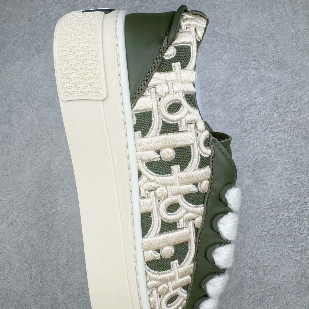 图片[6]-＃GD广顶 Dior B33 迪奥印花系带时尚运动板鞋网球鞋 全套原厂新版原纸板楦头开发 原厂特供皮料加持 原档数据大底 高频字母排版细节 还原 Zp 高端零售特供批次 2023秋季新品 彰显非凡的精湛工艺 重新诠释经典的网球鞋 时尚的廓形突显厚实感 采用全新的拉绒马海毛针织面料 突显柔软触感与富有层次感的流行色彩 搭配棕色绒面革镶片提升格调 别具一格的加垫鞋舌点缀以压花效果Dior标志 后侧点缀以Dior 30Avenue Montaigne标志 可为各式休闲造型增添时尚气质 尺码：39 40 41 42 43 44 45-选品中心