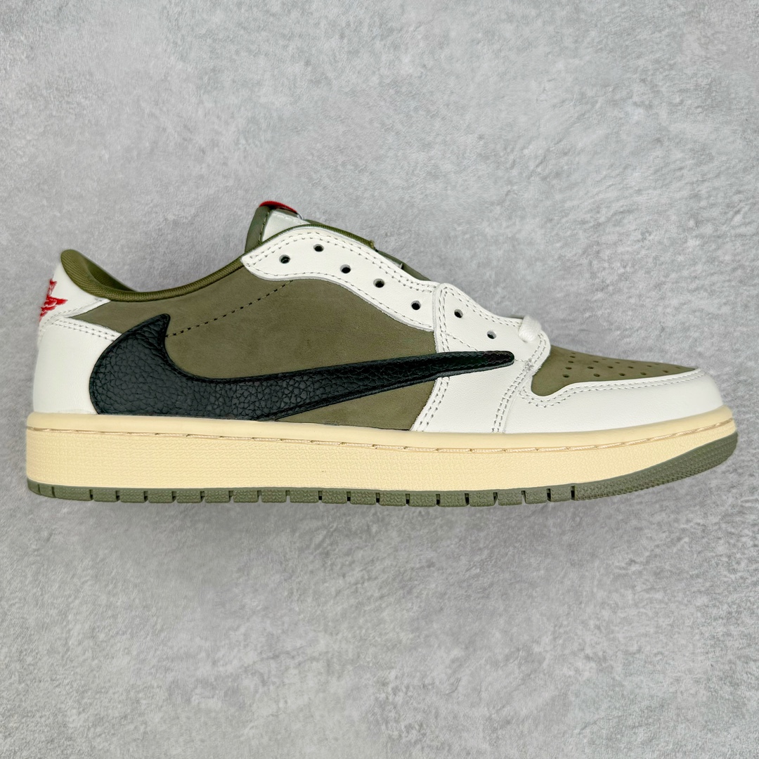 ＃DT同源福利回馈 Travis Scott x Air Jordan AJ1 Low OG SP TS联名倒钩8.0低帮 白橄榄绿 DM7866-200 头层皮料加持 DT同源全套原纸板楦头开发 确保原汁原味 完美呈现倒钩版型 原档案转印油墨一体 一码一磨具拒绝假半码 此版本只针对中端市场 皮料材质有所更替 其他数据细节工艺流程均保持一致 绝不口嗨 原盒原配 外盒透明胶套 内侧字体 工整带凹凸感 原厂拉帮工艺 针距密度一致 后跟弧度收口自然不对折 极致一眼正品既视感 进口玻璃冲刀皮料裁剪零毛边 承诺百分百一致原鞋 全鞋电脑针车工艺 进口港宝加持 后跟自然饱满 全鞋荧光划线卡点 追求极致完美 每一双都是工艺品 多重QC质检 超越公司货的品控标准 尺码：36 36.5 37.5 38 38.5 39 40 40.5 41 42 42.5 43 44 44.5 45 46 47.5-选品中心