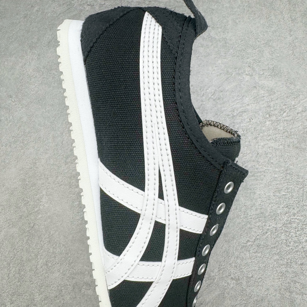 图片[6]-＃HK纯原福利 Asics Onitsuka Tiger MEXICO 66 亚瑟士鬼冢虎复古经典板鞋 市场最强版本 原厂牛津布加持 海外订单工厂出品 超成熟稳定的做工品控 原装全套纸板楦头开发 原汁原味 完美呈现版型 私模正确鞋底咬花纹路 一比一鞋头弧度高度鞋身弧度 绝不口嗨 细节品控鞋型随意秒杀市面 原档咬花纹路私模大底 一个单元有六个三角形 总体形拼接呈现花瓣状 官方四联吊牌 原装Ortholite轻量化鞋垫 原盒原配 质保卡 说明书 钢印防尘纸 纸板中底带钢印 乳胶组合鞋垫 支持全方位的对比专柜 产品从款式颜色造型上体现出追求舒适和细节的完美 鞋类更是推崇手工制作的严谨与完美 融舒适性与可穿性的设计风格 注重细节的完美和别致魅力 既保持稳重 又不失轻松的时尚感 尺码：36 37 37.5 38 39 39.5 40 40.5 41.5 42 42.5 43.5 44 45 46-选品中心