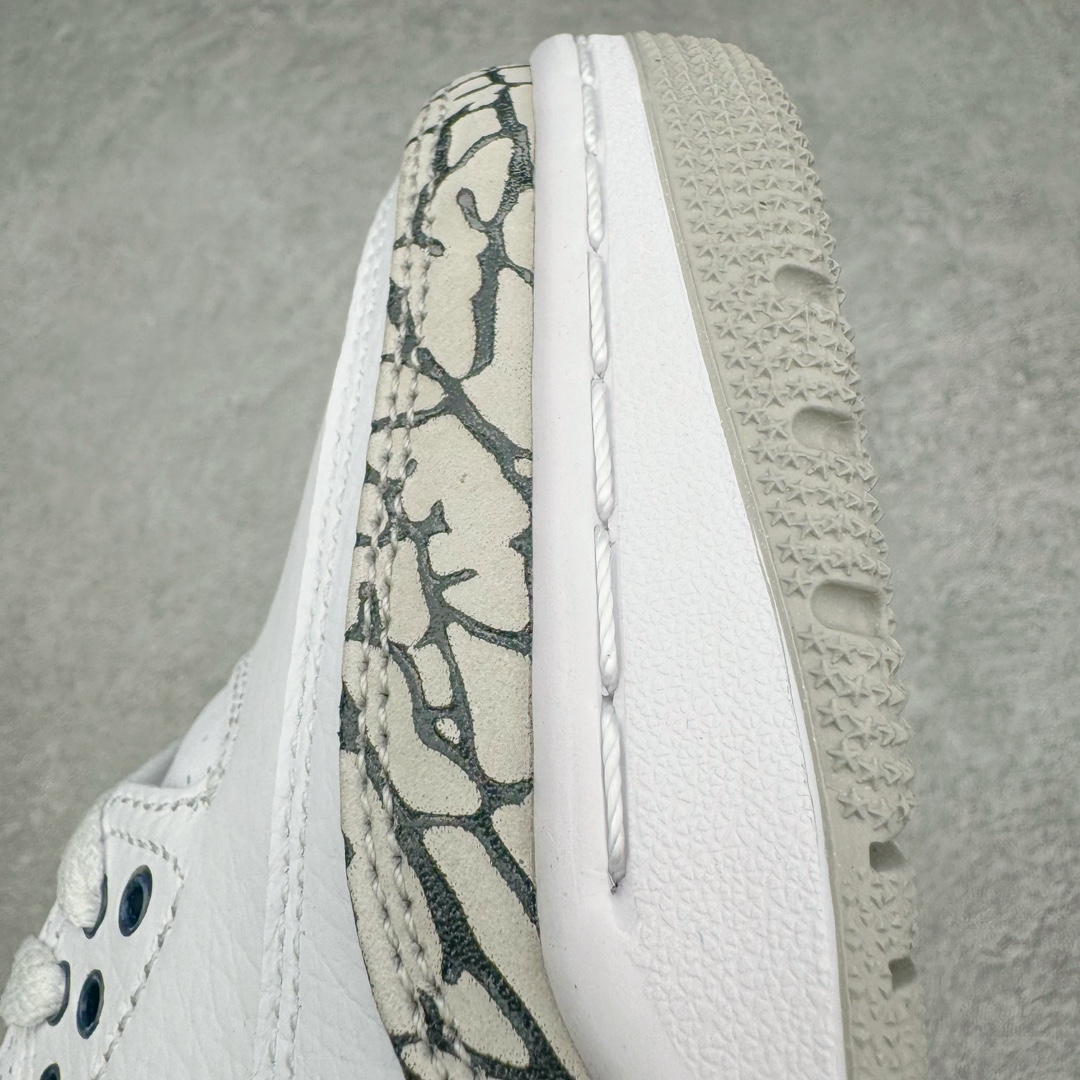 图片[18]-＃K版纯原 Air Jordan AJ3 Retro 北卡蓝 CT8532-104 原楦原纸板开发 确保原汁原味 原厂皮料质感色泽绝无偏差 完美中底拉帮 原厂中底钢印 原档案大底 如假白送 大底纹路 气垫通透度PU的回弹性均百分百还原 原厂电绣鞋舌飞人刺绣针数立体讲究精细欢迎对比正品原鞋 尺码：40 40.5 41 42 42.5 43 44 44.5 45 46 47.5-选品中心