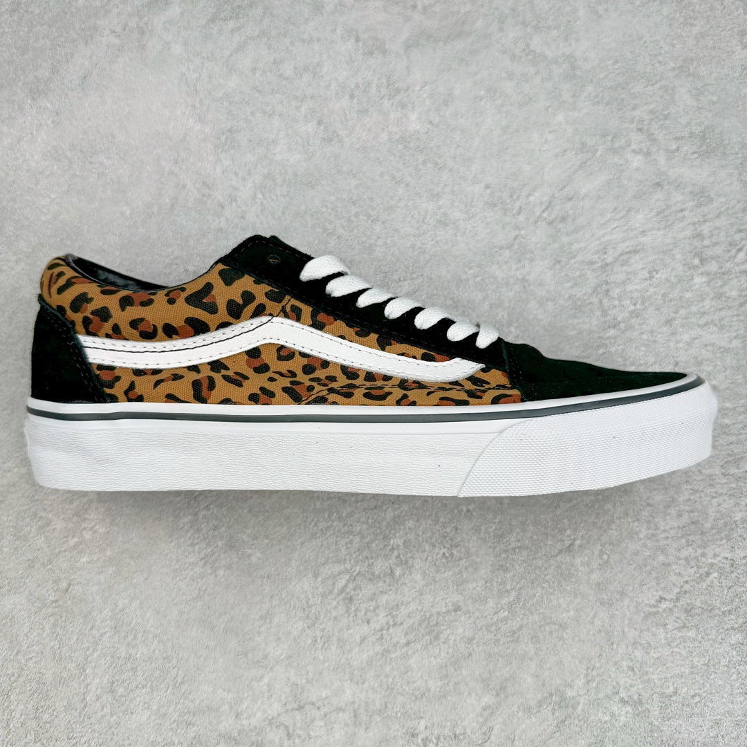 Vans Old Skool 黑色豹纹 经典复古防滑耐磨低帮休闲帆布鞋 货号:VN000CR5CJK 尺码:35 36 36.5 37 38 38.5 39 40 40.5 41 42 42.5 43 44-选品中心