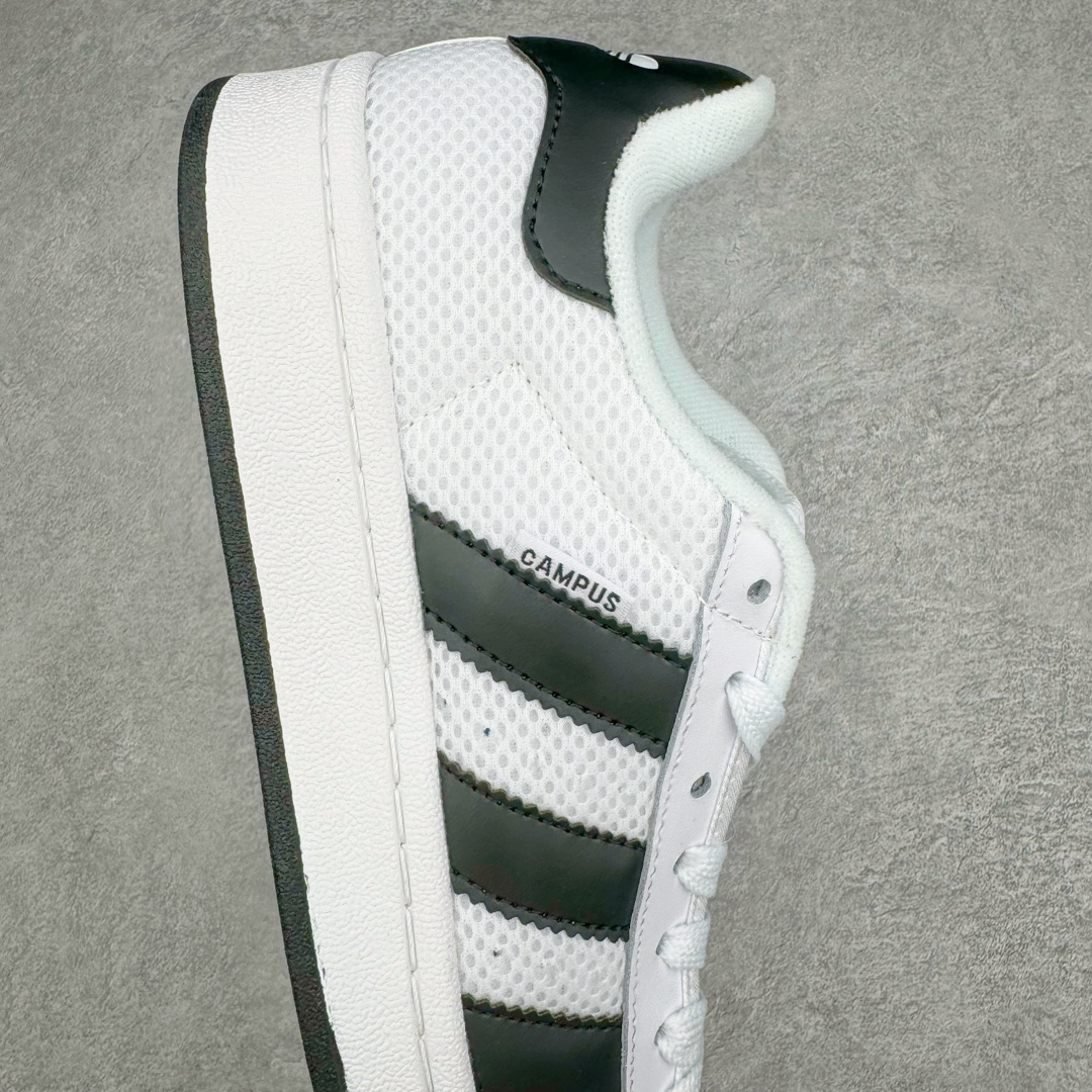 图片[6]-AD Originals Campus 00s 学院系列面包风经典复古低帮百搭休闲运动板鞋 这次 Originals 选择了以经典复古鞋型 Campus 为蓝本打造全新面包鞋 这款鞋型联名不断 冠希当年对它更是钟爱有加 论牌面丝毫不输贝壳头、Forum 等大热鞋型 这次 Campus 一改 80 年代的瘦长造型 鞋舌、鞋身、鞋底甚至细节都变大了 营造出千禧年前后流行的面包鞋宽大廓形 因此鞋名改为 Campus 00s 鞋身采用绒面皮料搭配白色常规皮革 质感上还是延续了经典 Campus 的设计 鞋舌填充更加饱满 让鞋款整体看起来更加圆润 搭配上这款浅蓝配色 「蓝胖子」造型真的很可爱 鞋舌还加入了与以往 Campus 不同的全新三叶草 Logo 令造型更具千禧气息 鞋带也采用了加宽的设计 如果你不喜欢 这次还附送了传统鞋带可以替换 鞋底采用了米黄做旧设计 凸显鞋款的复古年代感 除了清新可人的浅蓝配色 还有一款酷灰配色 造型更加硬朗复古 而且相比浅蓝配色更加耐脏 尺码：36 36⅔ 37⅓ 38 38⅔ 39⅓ 40 40⅔ 41⅓ 42 42⅔ 43⅓ 44 45-选品中心
