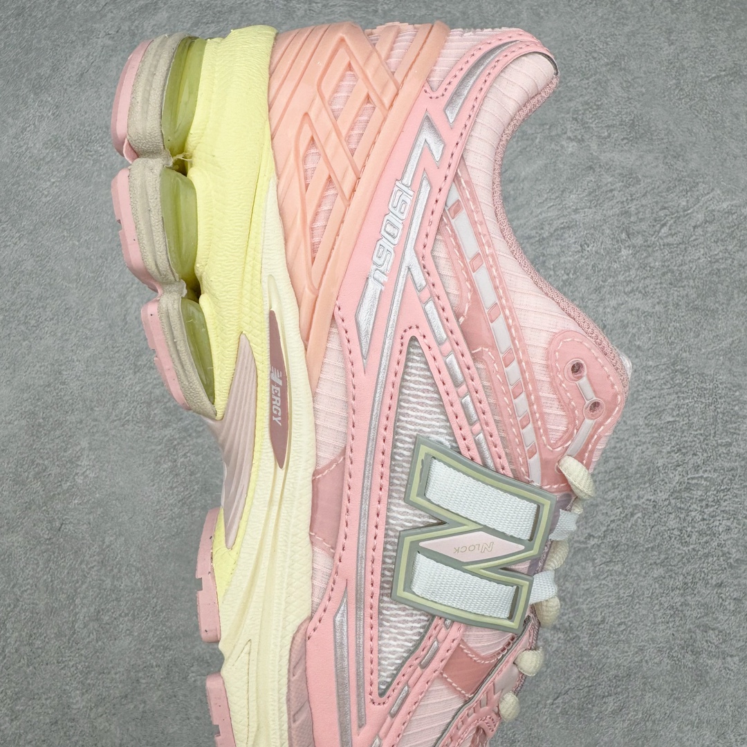 图片[6]-New Balance M1906R NB新百伦系列复古老爹风休闲运动慢跑鞋 采用轻质牛剖革拼接透气网眼衬垫织物鞋面材质 T-Beam大底提供足步弓支撑 保持步态稳定#后跟搭载外露缓震胶 鞋身整体以各种深浅不一的灰色覆盖 鞋头以淡蓝色调装饰，网眼衬垫通过不规律的色块实现做旧的美感 泛黄的鞋底更是进一步增添了复古气息 尺码：36 37 37.5 38 38.5 39.5 40 40.5 41.5 42 42.5 43 44 45-选品中心