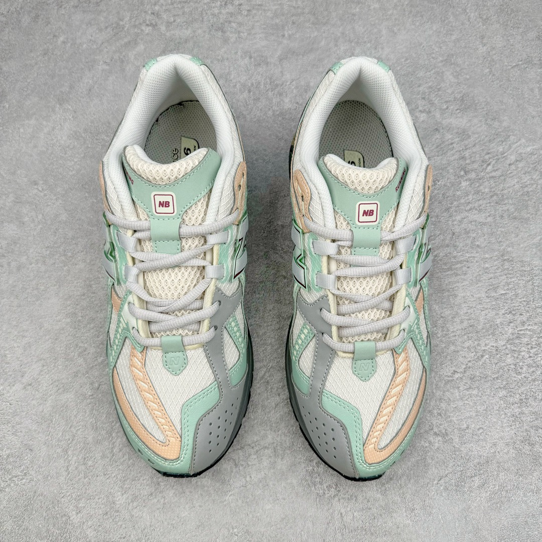 图片[2]-New Balance M1906R NB新百伦系列复古老爹风休闲运动慢跑鞋 采用轻质牛剖革拼接透气网眼衬垫织物鞋面材质 T-Beam大底提供足步弓支撑 保持步态稳定#后跟搭载外露缓震胶 鞋身整体以各种深浅不一的灰色覆盖 鞋头以淡蓝色调装饰，网眼衬垫通过不规律的色块实现做旧的美感 泛黄的鞋底更是进一步增添了复古气息 尺码：36 37 37.5 38 38.5 39.5 40 40.5 41.5 42 42.5 43 44 45-选品中心