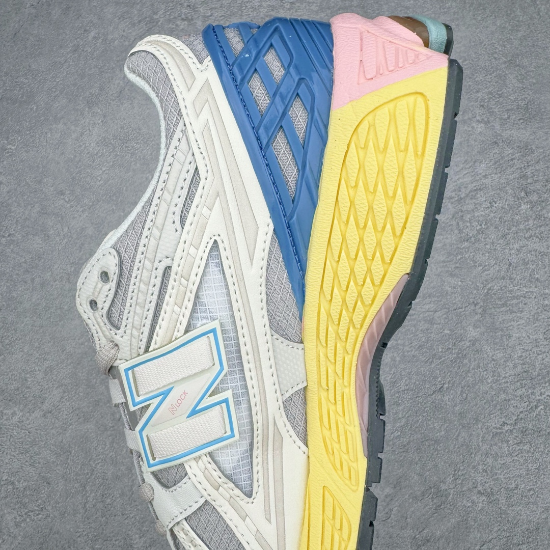 图片[7]-New Balance M1906R NB新百伦系列复古老爹风休闲运动慢跑鞋 采用轻质牛剖革拼接透气网眼衬垫织物鞋面材质 T-Beam大底提供足步弓支撑 保持步态稳定#后跟搭载外露缓震胶 鞋身整体以各种深浅不一的灰色覆盖 鞋头以淡蓝色调装饰，网眼衬垫通过不规律的色块实现做旧的美感 泛黄的鞋底更是进一步增添了复古气息 尺码：36 37 37.5 38 38.5 39.5 40 40.5 41.5 42 42.5 43 44 45-选品中心
