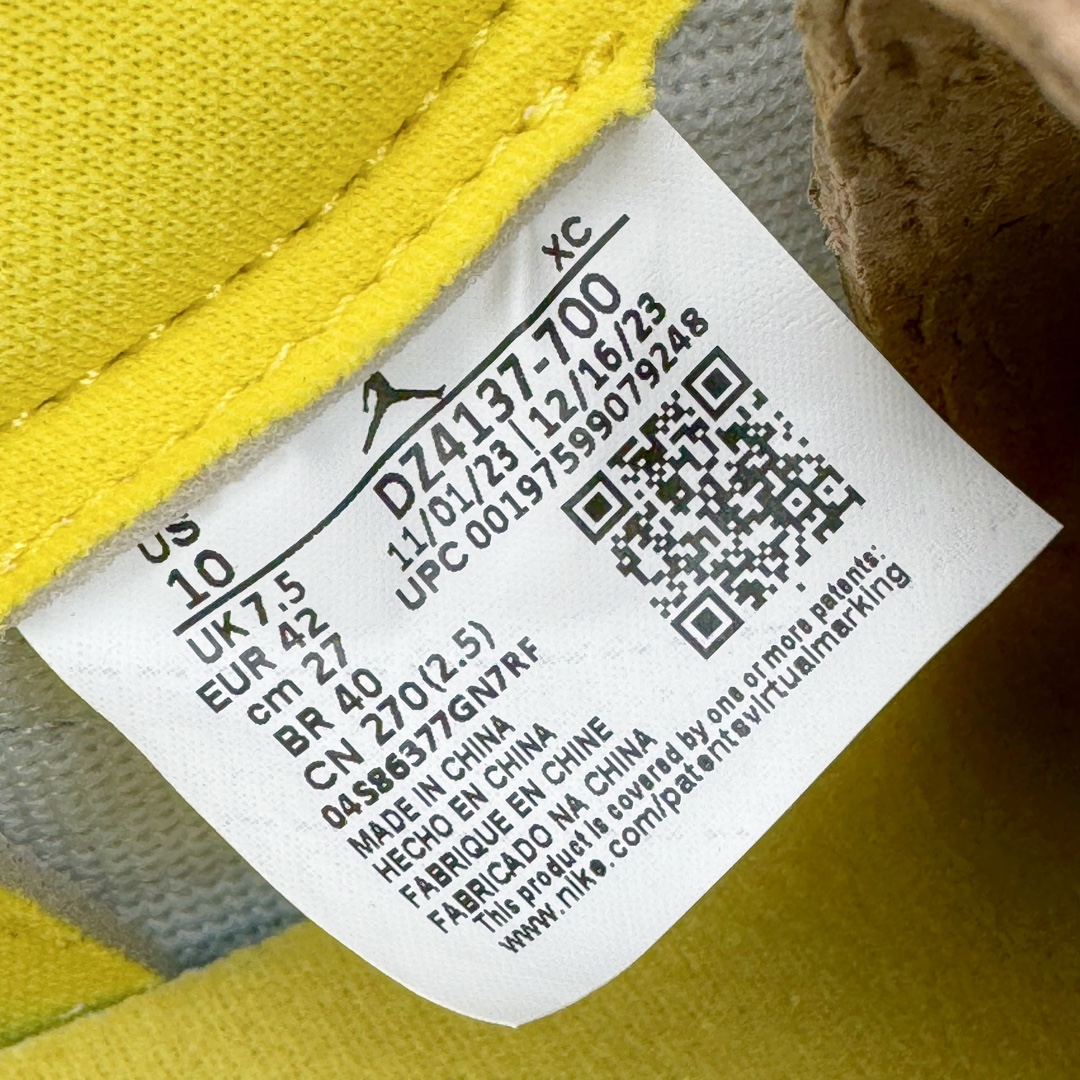 图片[16]-＃FK纯原 Travis Scott x Air Jordan AJ1 Low OG SP TS联名倒钩7.0低帮 黄蓝色 DZ4137-700 外贸高端零售特供批次 产品品控稳定性领先行业 各方面均可对飙L版 良心定价不杀猪 原厂全套原楦原纸板冲刀磨具开发 原厂皮料加持 原厂港宝加持定型后跟R度完美 同源原厂电绣 鬼脸飞翼针数密度立体效果一致 百分百一致原鞋 原厂拉帮工艺 针距密度一致 后跟弧度收口自然不对折 极致一眼正品既视感 进口玻璃冲刀皮料裁剪零毛边 全鞋电脑针车工艺 品控清洁度最高QC检验标准 免检产品 原厂订购鞋盒、鞋标、防尘纸、鞋撑、鞋带 追求极致的原厂味道 尺码：36 36.5 37.5 38 38.5 39 40 40.5 41 42 42.5 43 44 44.5 45 46 47.5 48.5-选品中心