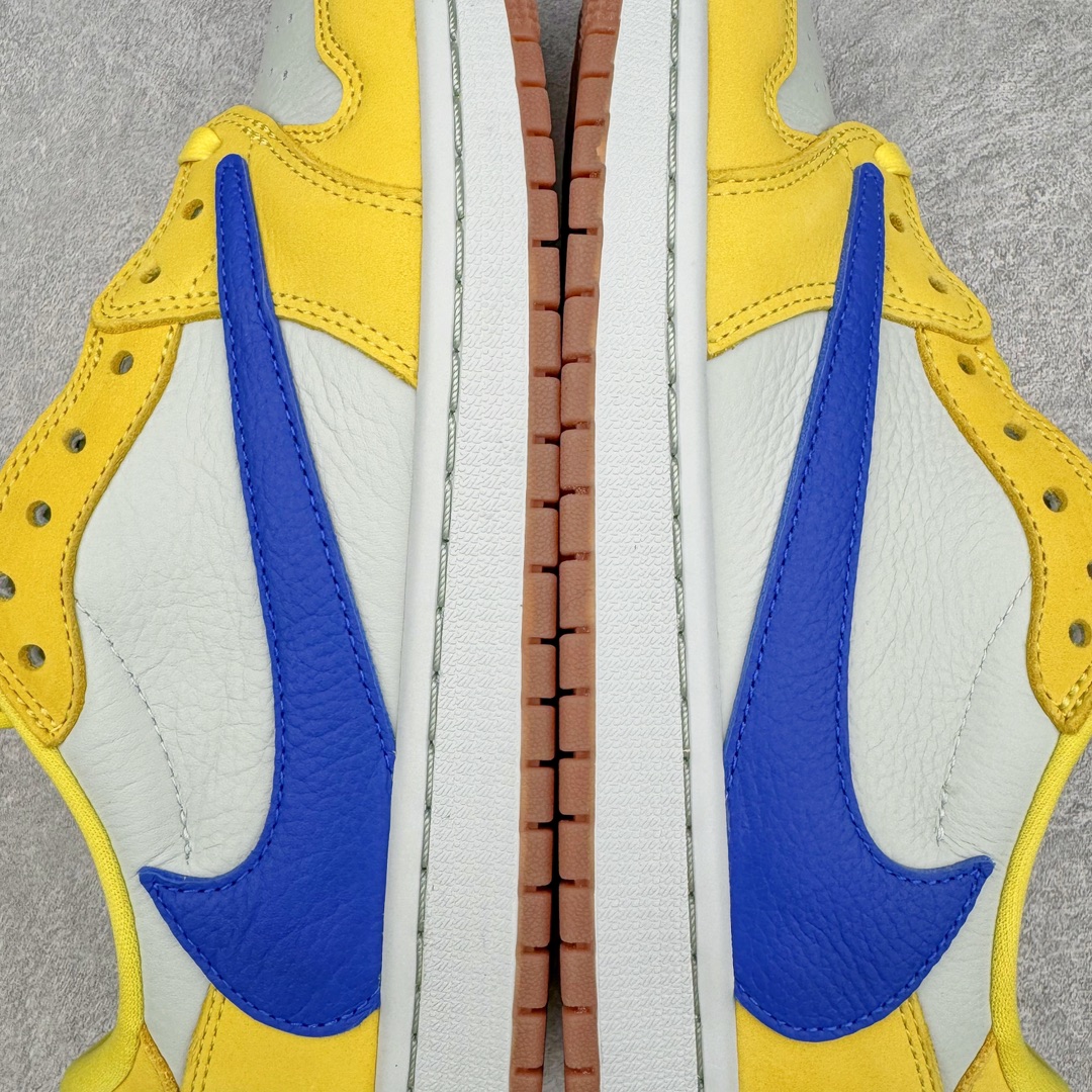 图片[13]-＃FK纯原 Travis Scott x Air Jordan AJ1 Low OG SP TS联名倒钩7.0低帮 黄蓝色 DZ4137-700 外贸高端零售特供批次 产品品控稳定性领先行业 各方面均可对飙L版 良心定价不杀猪 原厂全套原楦原纸板冲刀磨具开发 原厂皮料加持 原厂港宝加持定型后跟R度完美 同源原厂电绣 鬼脸飞翼针数密度立体效果一致 百分百一致原鞋 原厂拉帮工艺 针距密度一致 后跟弧度收口自然不对折 极致一眼正品既视感 进口玻璃冲刀皮料裁剪零毛边 全鞋电脑针车工艺 品控清洁度最高QC检验标准 免检产品 原厂订购鞋盒、鞋标、防尘纸、鞋撑、鞋带 追求极致的原厂味道 尺码：36 36.5 37.5 38 38.5 39 40 40.5 41 42 42.5 43 44 44.5 45 46 47.5 48.5-选品中心