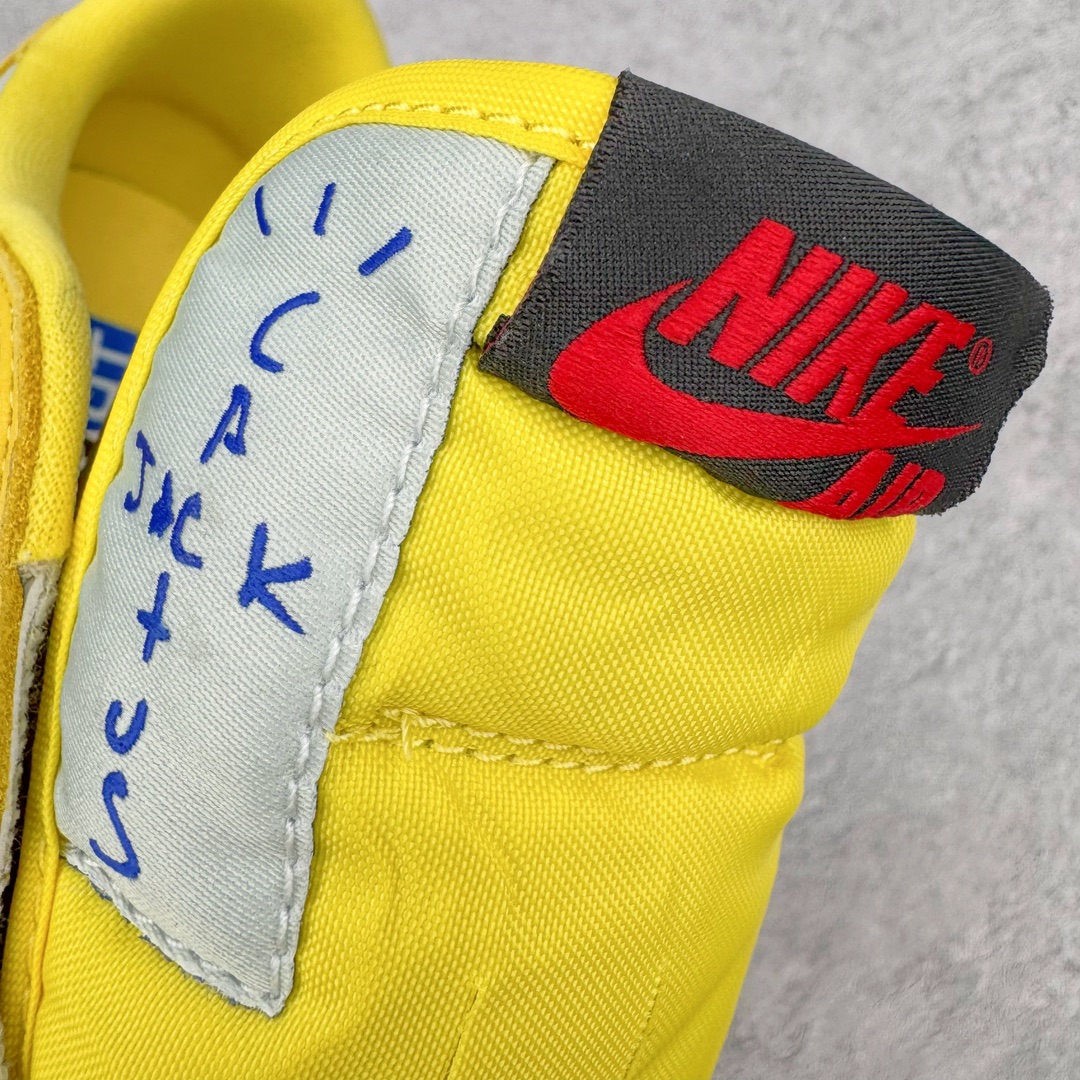 图片[15]-＃FK纯原 Travis Scott x Air Jordan AJ1 Low OG SP TS联名倒钩7.0低帮 黄蓝色 DZ4137-700 外贸高端零售特供批次 产品品控稳定性领先行业 各方面均可对飙L版 良心定价不杀猪 原厂全套原楦原纸板冲刀磨具开发 原厂皮料加持 原厂港宝加持定型后跟R度完美 同源原厂电绣 鬼脸飞翼针数密度立体效果一致 百分百一致原鞋 原厂拉帮工艺 针距密度一致 后跟弧度收口自然不对折 极致一眼正品既视感 进口玻璃冲刀皮料裁剪零毛边 全鞋电脑针车工艺 品控清洁度最高QC检验标准 免检产品 原厂订购鞋盒、鞋标、防尘纸、鞋撑、鞋带 追求极致的原厂味道 尺码：36 36.5 37.5 38 38.5 39 40 40.5 41 42 42.5 43 44 44.5 45 46 47.5 48.5-选品中心
