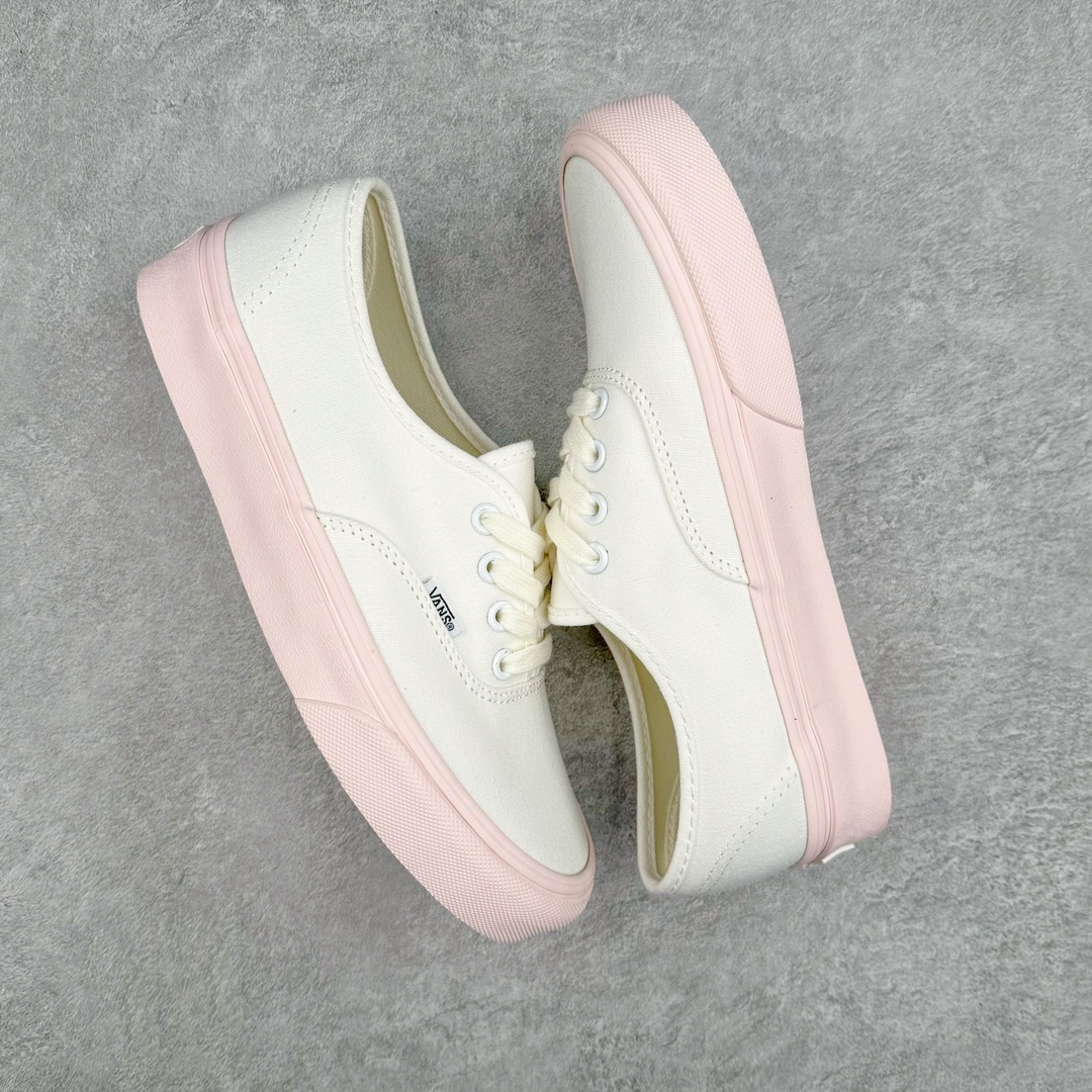 图片[3]-Vans Authetic 白粉 范斯官方 休闲帆布滑板鞋 货号：VN0009PVCY7 尺码：35 36 36.5 37 38 38.5 39 40 40.5 41 42 42.5 43 44-选品中心