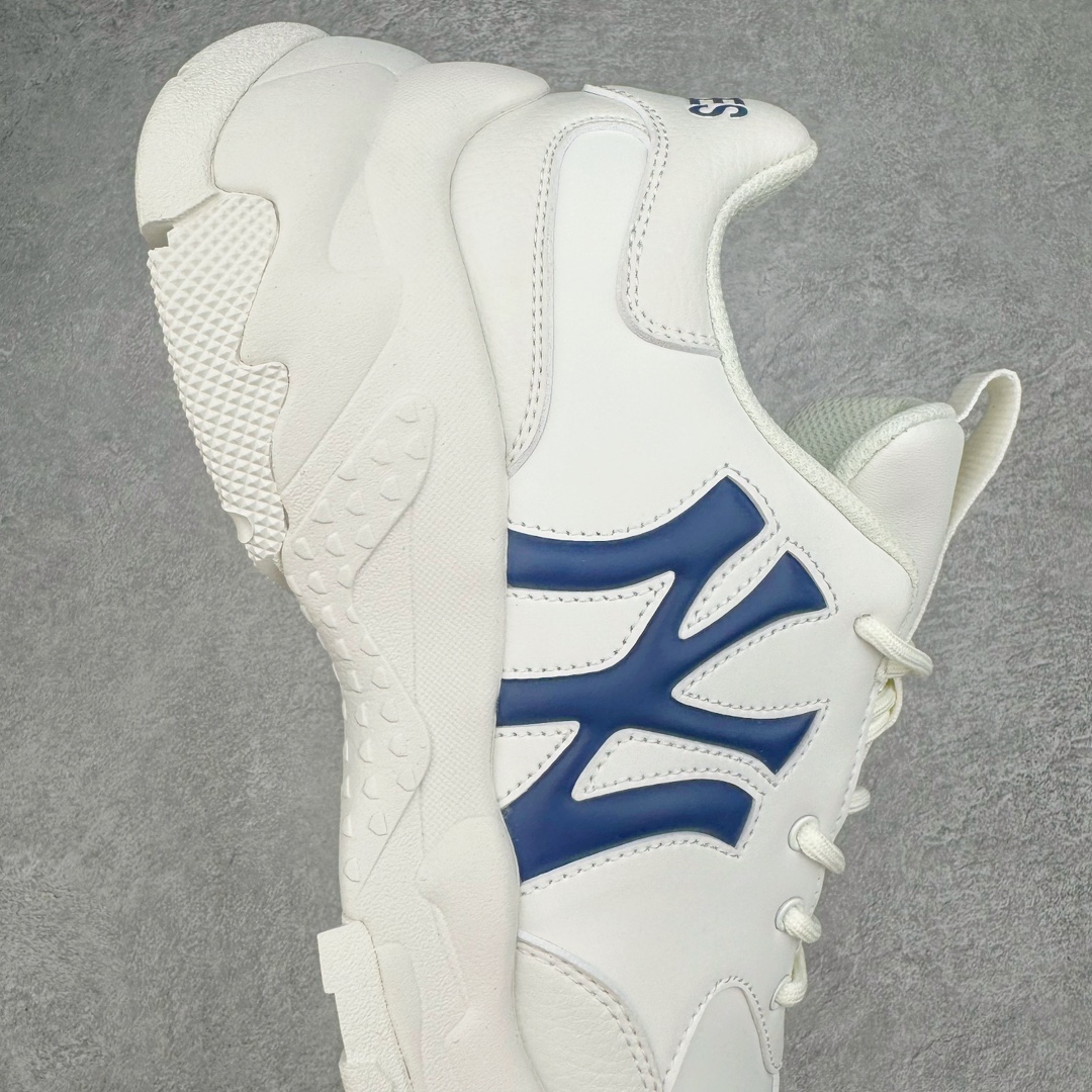 图片[6]-＃PB过验版 MLB Big Ball Chunky 复古印花老爹鞋系列低帮轻量增高厚底百搭休闲运动慢跑鞋 Korea韩国联名NY美国榄球纽约洋基队限定 目前可过轻松秒过各类鉴定 能操作的私聊 韩国代购专供 左脚内置NFC感应 区别市面贴纸假芯片 MLB专用菱形双针中底布 重点细节中底布带注胶孔 原厂NFC感应吊牌 支持鉴定 一个两位数 原盒原标 全套原楦原纸板原厂数据开发 中韩文保养标贴 绿色防霉片 平台代购专供 独家一比一RB+MD组合大底 高频后跟小人Logo精准对位立体饱满 正确网布加超迁鞋面 转印中底走线紧密 转印Logo工艺表层防刮不掉色 尺码：35 36 36.5 37.5 38 38.5 39 40 40.5 41 42 42.5 43 44 44.5 45-选品中心