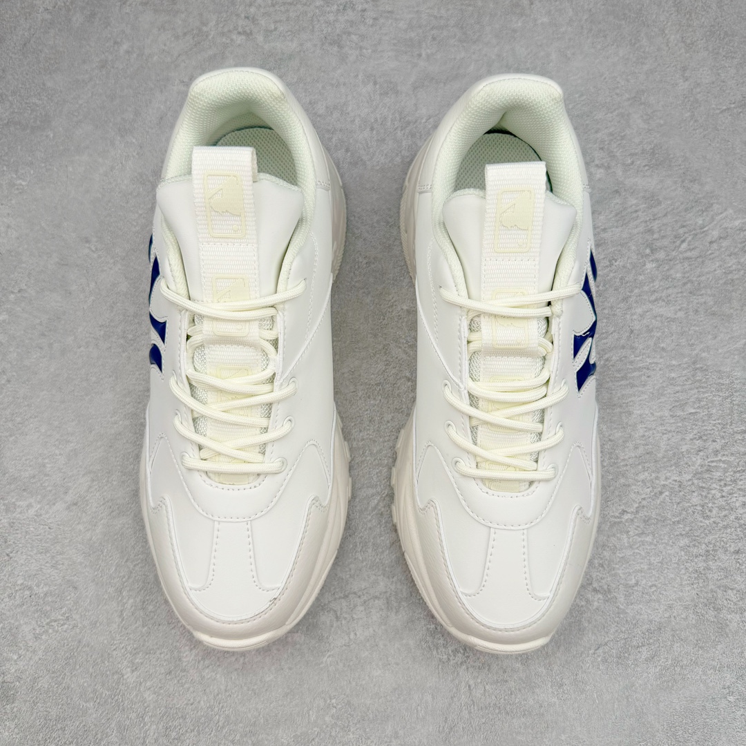 图片[2]-＃PB过验版 MLB Big Ball Chunky 复古印花老爹鞋系列低帮轻量增高厚底百搭休闲运动慢跑鞋 Korea韩国联名NY美国榄球纽约洋基队限定 目前可过轻松秒过各类鉴定 能操作的私聊 韩国代购专供 左脚内置NFC感应 区别市面贴纸假芯片 MLB专用菱形双针中底布 重点细节中底布带注胶孔 原厂NFC感应吊牌 支持鉴定 一个两位数 原盒原标 全套原楦原纸板原厂数据开发 中韩文保养标贴 绿色防霉片 平台代购专供 独家一比一RB+MD组合大底 高频后跟小人Logo精准对位立体饱满 正确网布加超迁鞋面 转印中底走线紧密 转印Logo工艺表层防刮不掉色 尺码：35 36 36.5 37.5 38 38.5 39 40 40.5 41 42 42.5 43 44 44.5 45-选品中心