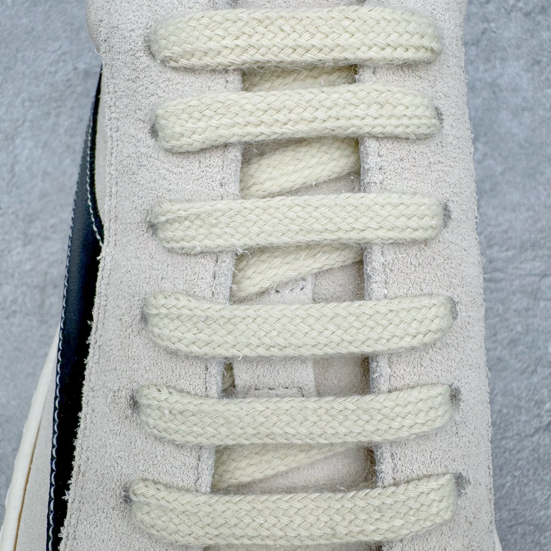 图片[11]-＃GD广顶 Rick Owens Edfu 瑞克·欧文斯低帮皮面时尚运动板鞋 二级市场已经7K以上 平台客户随意卖四位数 RO广东原厂出品 纯原天花板 原版一比一复刻 冲正绝不翻车 还原度达到百分之98以上 原楦开发纸版版型 ZP拆解原版1：1复模裁片纸版 力求做到0错位 这样才能达到和zp一致的鞋型味道 采用进口cnc数控机床开发对版独家tpu奶香大底 区别于市场所有版本 zp同源全头层粒面小牛皮 达到和zp一致手感 原厂进口细纹布 万邦订购原厂高弹粉红色海绵 内里搭配软质细腻羊皮 TPU高密度大底 软硬度透光度高已经测试和原版一致 尺码：39 40 41 42 43 44 45 46-选品中心