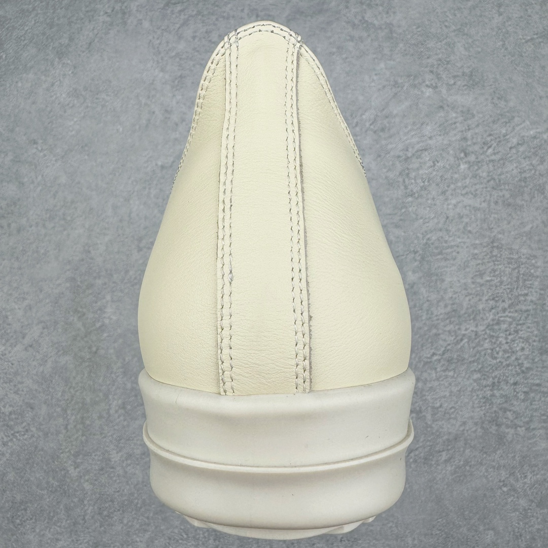 图片[8]-＃GD广顶 Rick Owens Drkshdw 瑞克·欧文斯低帮皮面时尚运动板鞋 奶白 二级市场已经7K以上 平台客户随意卖四位数 RO广东原厂出品 纯原天花板 原版一比一复刻 冲正绝不翻车 还原度达到百分之98以上 原楦开发纸版版型 ZP拆解原版1：1复模裁片纸版 力求做到0错位 这样才能达到和zp一致的鞋型味道 采用进口cnc数控机床开发对版独家tpu奶香大底 区别于市场所有版本 zp同源全头层粒面小牛皮 达到和zp一致手感 原厂进口细纹布 万邦订购原厂高弹粉红色海绵 内里搭配软质细腻羊皮 TPU高密度大底 软硬度透光度高已经测试和原版一致 尺码：39 40 41 42 43 44 45 46-选品中心