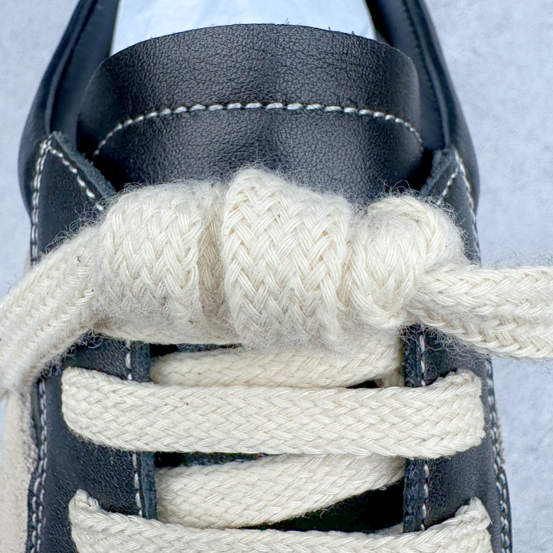 图片[12]-＃GD广顶 Rick Owens Edfu 瑞克·欧文斯低帮皮面时尚运动板鞋 二级市场已经7K以上 平台客户随意卖四位数 RO广东原厂出品 纯原天花板 原版一比一复刻 冲正绝不翻车 还原度达到百分之98以上 原楦开发纸版版型 ZP拆解原版1：1复模裁片纸版 力求做到0错位 这样才能达到和zp一致的鞋型味道 采用进口cnc数控机床开发对版独家tpu奶香大底 区别于市场所有版本 zp同源全头层粒面小牛皮 达到和zp一致手感 原厂进口细纹布 万邦订购原厂高弹粉红色海绵 内里搭配软质细腻羊皮 TPU高密度大底 软硬度透光度高已经测试和原版一致 尺码：39 40 41 42 43 44 45 46-选品中心