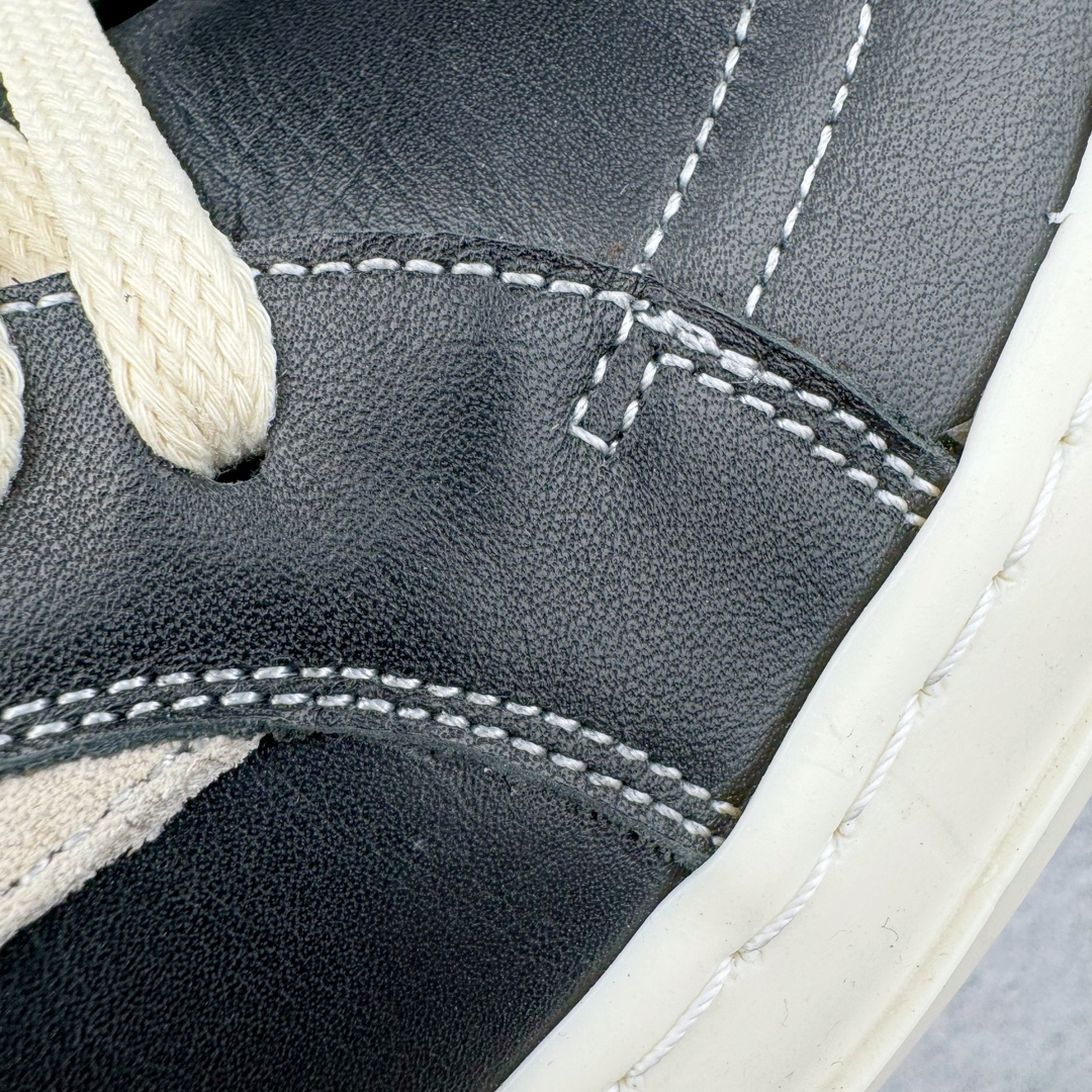 图片[20]-＃GD广顶 Rick Owens Edfu 瑞克·欧文斯低帮皮面时尚运动板鞋 二级市场已经7K以上 平台客户随意卖四位数 RO广东原厂出品 纯原天花板 原版一比一复刻 冲正绝不翻车 还原度达到百分之98以上 原楦开发纸版版型 ZP拆解原版1：1复模裁片纸版 力求做到0错位 这样才能达到和zp一致的鞋型味道 采用进口cnc数控机床开发对版独家tpu奶香大底 区别于市场所有版本 zp同源全头层粒面小牛皮 达到和zp一致手感 原厂进口细纹布 万邦订购原厂高弹粉红色海绵 内里搭配软质细腻羊皮 TPU高密度大底 软硬度透光度高已经测试和原版一致 尺码：39 40 41 42 43 44 45 46-选品中心