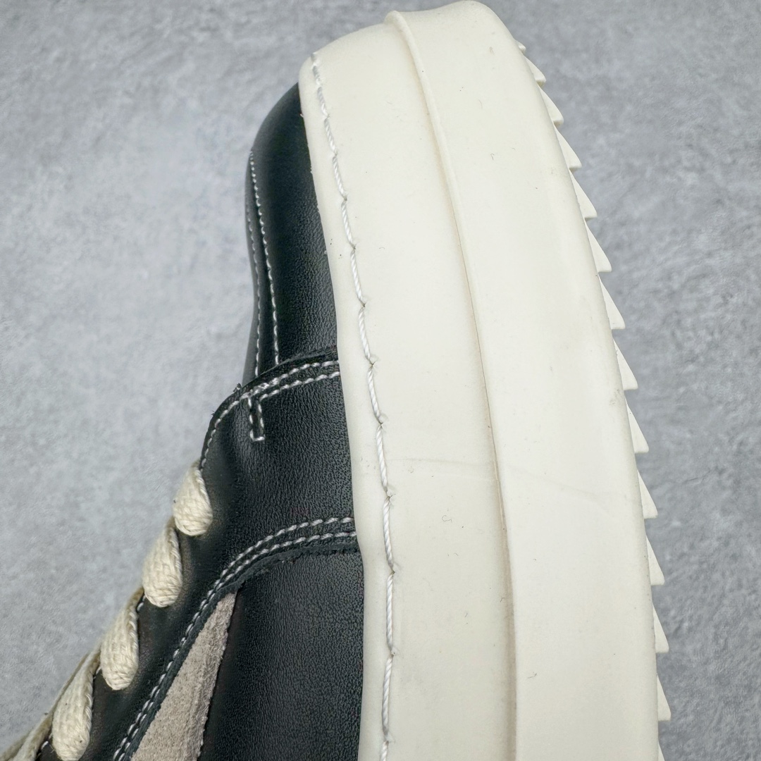 图片[13]-＃GD广顶 Rick Owens Edfu 瑞克·欧文斯低帮皮面时尚运动板鞋 二级市场已经7K以上 平台客户随意卖四位数 RO广东原厂出品 纯原天花板 原版一比一复刻 冲正绝不翻车 还原度达到百分之98以上 原楦开发纸版版型 ZP拆解原版1：1复模裁片纸版 力求做到0错位 这样才能达到和zp一致的鞋型味道 采用进口cnc数控机床开发对版独家tpu奶香大底 区别于市场所有版本 zp同源全头层粒面小牛皮 达到和zp一致手感 原厂进口细纹布 万邦订购原厂高弹粉红色海绵 内里搭配软质细腻羊皮 TPU高密度大底 软硬度透光度高已经测试和原版一致 尺码：39 40 41 42 43 44 45 46-选品中心