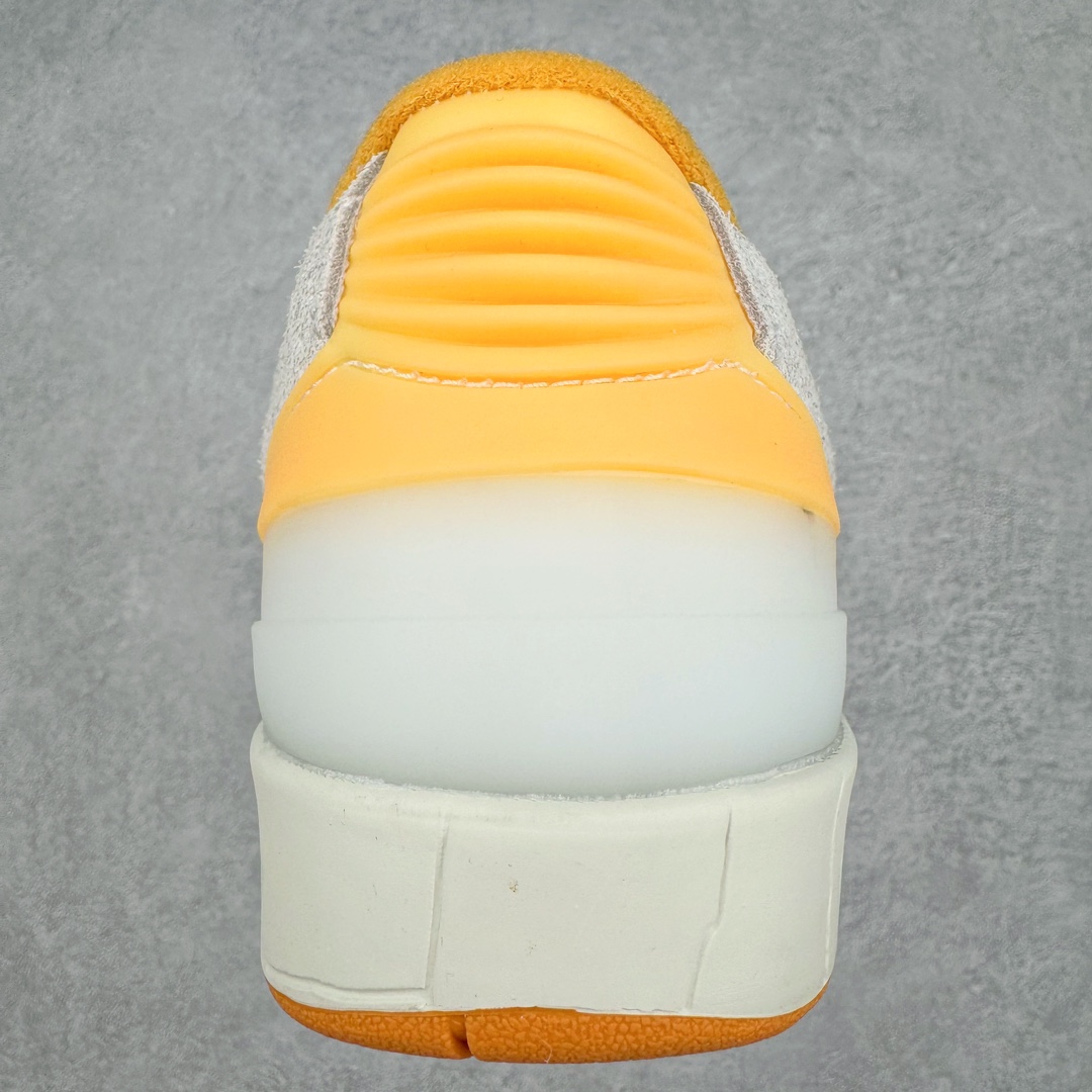图片[8]-Air Jordan 2 Low Craft \\\”Melon Tint\\\” AJ2 乔2甜瓜 DV9956-118 采用白色为主调，辅以亮橙色妆点鞋身，视觉效果格外清新。同时将鞋名「Melon Tint」甜瓜，完美呈现。鞋身材质以大面积皮革和麂皮面料包裹，原本鞋侧鳄鱼纹改为麂皮覆盖，层次感让人眼前一亮。最后以白色中底收尾，完善整体造型设计。尺码：36 36.5 37.5 38 38.5 39 40 40.5 41 42 42.5 43 44 44.5 45 46-选品中心