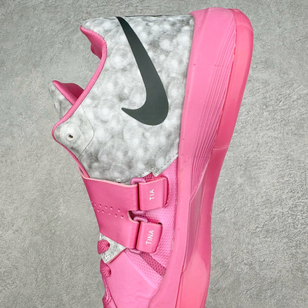 图片[7]-＃K版纯原 NK KD Ⅳ 杜兰特4代实战篮球鞋 乳腺癌粉 473679-601 绝迹单品 实战神鞋 Sneaker鞋柜必备 为了应杜兰特追求鞋子轻质 包裹强的要求 将轻盈的Hyperfuse 鞋面与Adaptive Fit黏扣带系统完美结合 大大提升了鞋子的包裏性能 同时鞋帮的高度也达到了杜兰特球鞋的新低 极大程度的解放了脚踝 搭配前掌的Zoom气垫 突破响应非常迅速 外底使用了闪电状的纹路设计 暗合杜兰特的称号 鞋底不规则纹路设计 带来良好的抓地力 尺码：40 40.5 41 42 42.5 43 44 44.5 45 46\\r-选品中心