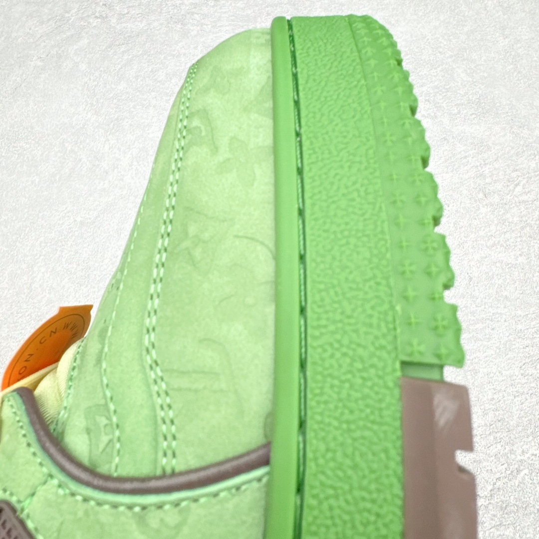 图片[19]-＃ZS纯原 Louis Vuitton Trainer lv时装走秀运动鞋 做旧系列 市场所有版本中综合最强的货品 GD实力大厂出品 全网最全配色更新最快 最成熟的做工稳定的品控 完美鞋型超高的清洁度 零毛边线头瑕疵 全套原楦原纸版原鞋开模 全网最具灵魂的版型 正确原装黄色鞋盒 正确中底印花 鞋面印花3D高频深度立体 全鞋电脑针车 紧密相连 针距密度一致 环保乳胶注塑鞋垫 厚度脚感还原原版 皮面裁剪部位 统一油边封口工艺 原装橡胶大底含胶量大底组合零偏差 专柜全套包装 防尘袋 说明书 质保卡 男女鞋 尺码：35 36 37 38 39 40 41 42 43 44 45-选品中心