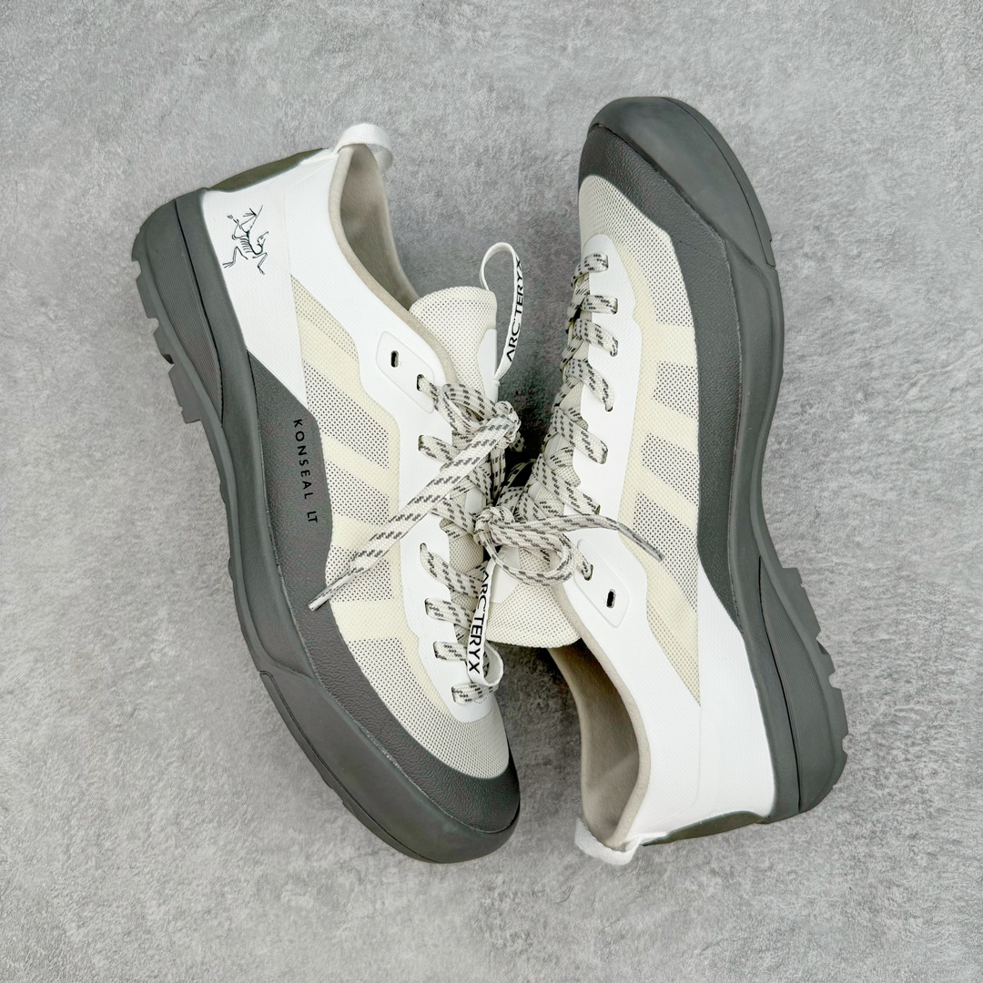 图片[3]-＃SG 加拿大品牌 始祖鸟·Arcteryx始祖鸟 Konseal Lt 轻量网布防滑轻便耐磨低帮越野跑步鞋 利用先进的技术、更轻但可靠耐用的材料和高度专注的设计流程，我们创造了我们最轻的接近鞋 Konseal LT。它专为在您携带背包和攀爬装备时覆盖崎岖的地面而设计，提供足底支撑和保护、应对不断変化的地形的敏捷性以及 Vibram® Megagrip 外底的自抓地力。内里提供赤足舒适感，鞋跟可平折，因此您可以在系绳或露营时将其作为木屐穿着。尺码：39 40 41 42 43 44 45-选品中心