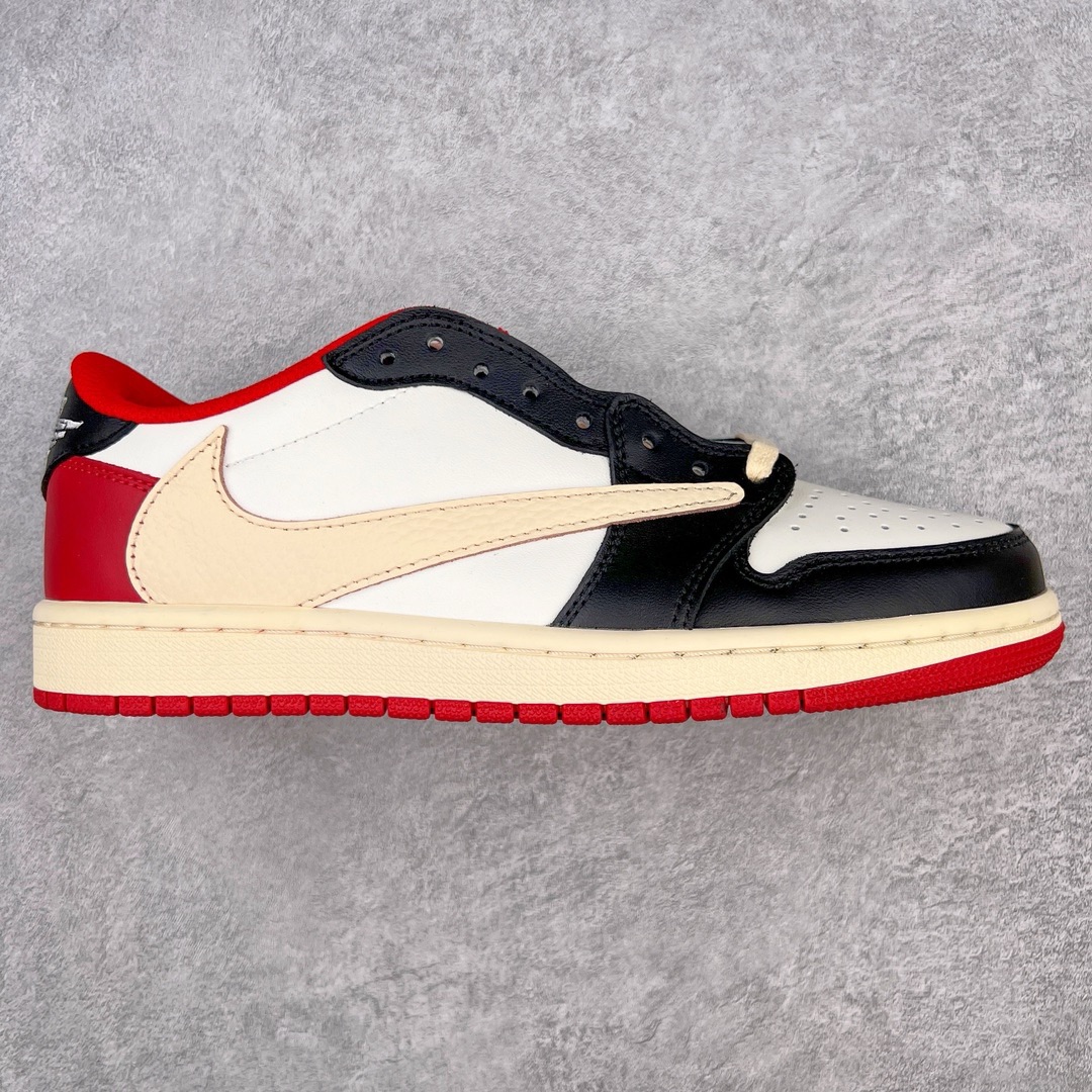 图片[7]-＃KZ神版莞产 Travis Scott x Air Jordan AJ1 Low OG SP TS联名倒钩低帮 全系列配色 外贸特供批次 新配色不断更新开发 市场中端王者 全套原纸板楦头开发 确保原汁原味 完美呈现一代版型 一比一鞋头弧度高度鞋身弧度 此版本只针对中端市场 细节品控鞋型随意秒杀市面同价位 鞋型完美 不臃肿别扭 头层皮料加持 用料绝不含糊 进口玻璃冲刀皮料裁剪零毛边 电脑针车工艺 超高鞋面清洁度 最高QC检验标准 控制溢胶瑕疵 原盒原配 飞翼3D高频深度立体 工艺方面大到整体鞋型 漏斗收腰 底线拉帮 LOGO立体程度 小到针眼排布 载片对称 冲孔效果 鞋标规范 鞋垫背胶等等 无一不是口碑收割 每双都是一个回头客 尺码：36 36.5 37.5 38 38.5 39 40 40.5 41 42 42.5 43 44 44.5 45 46 47.5-选品中心