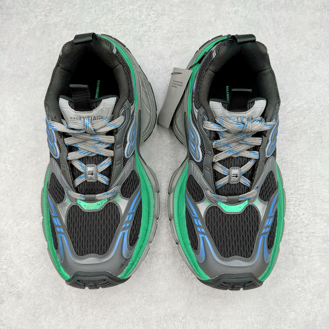 图片[2]-＃总裁特价福利 BALENCIAGA 10XL Sneakers 巴黎世家网布系带低帮走秀复古老爹鞋 圈内最强巴黎 尺码大小一比一还原Zp 区别其他工厂缩小两个号码 全套原纸板楦头开发 最原汁原味的灵魂版型 全鞋荧光划线卡点 胶水把控整洁度追求极致完美 每一双都是工艺品 多重QC质检 超越公司货的品控标准 实实在在的免检产品 原盒原配 正确字体电绣 粗细、位置、大小正确 侧边TPU 透气孔匹配意产原版 正确分离大底 TPU软底 原版一致大底LOGO 立体感十足 原厂皮料水洗做旧 采购原厂网纱 不含皮革 网布材料和聚氨酯 磨损效果 展现品牌对于新潮事物的热情 这款鞋子拥有巨大尺寸和醒目设计 符合当下”老爹鞋”的趋势 鞋子采用银灰配色 营造出低调而不失华丽的效果 10XL的尺码使它成为市场中最显眼的存在 适合追求个性化的人群 Balenciaga始终站在时尚前沿 此次发布的产品再次体现了他们的创新能力 偏大两码 尺码：35 36 37 38 39 40 41 42 43 44 45 46-选品中心