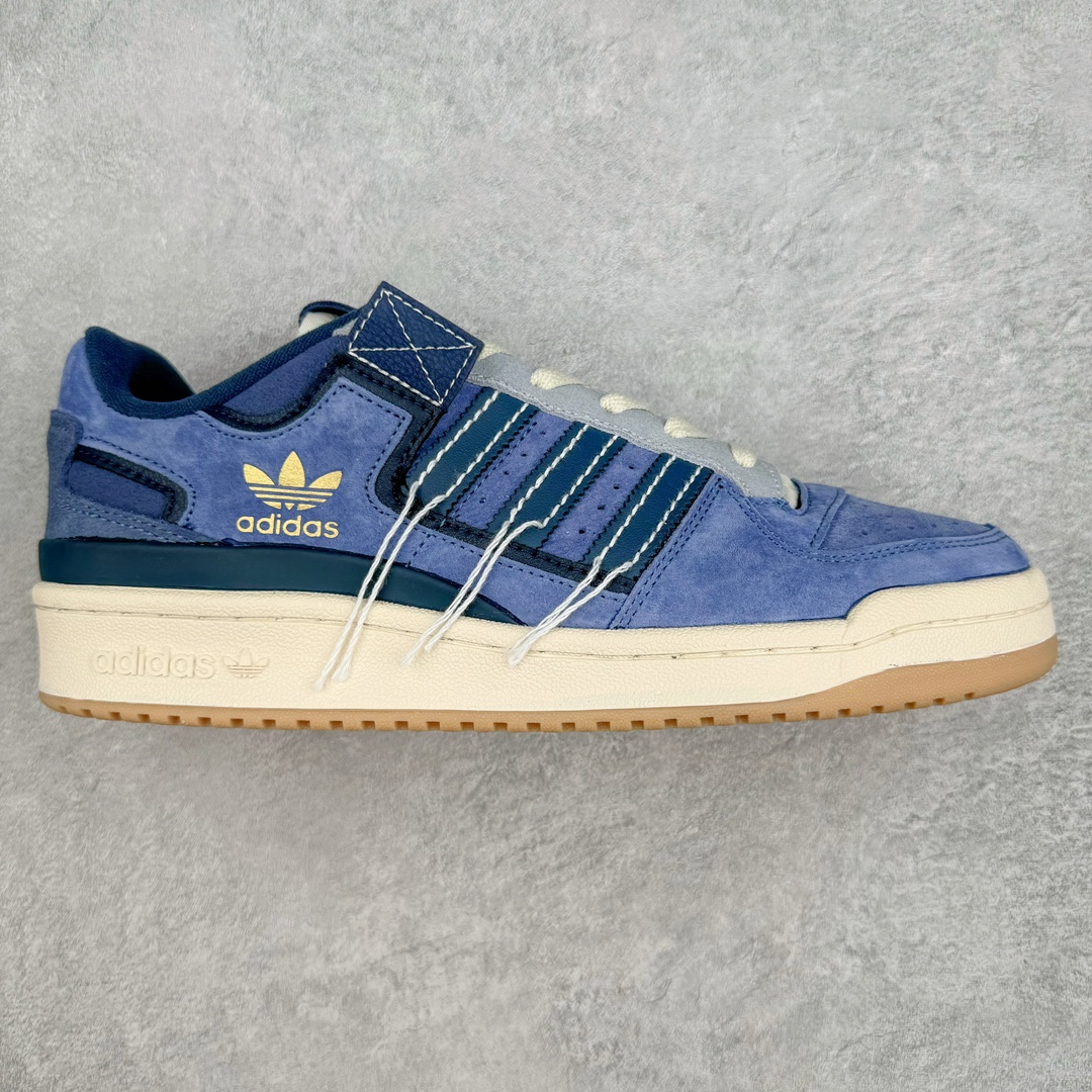 ＃F版纯原 AD Forum 84 Low OG 低帮百搭潮流休闲运动板鞋 GW0298 全套原纸板楦头开发 市场最新版 头层皮料加持 以复古篮球鞋的外形为基础 采用皮革拼接 简约百搭 更加贴合舒适 中底内侧网格造型起到点睛之笔 外底橡胶 更显复古 尺码：36 36.5 37.5 38 38.5 39 40 40.5 41 42 42.5 43 44 44.5 45-选品中心