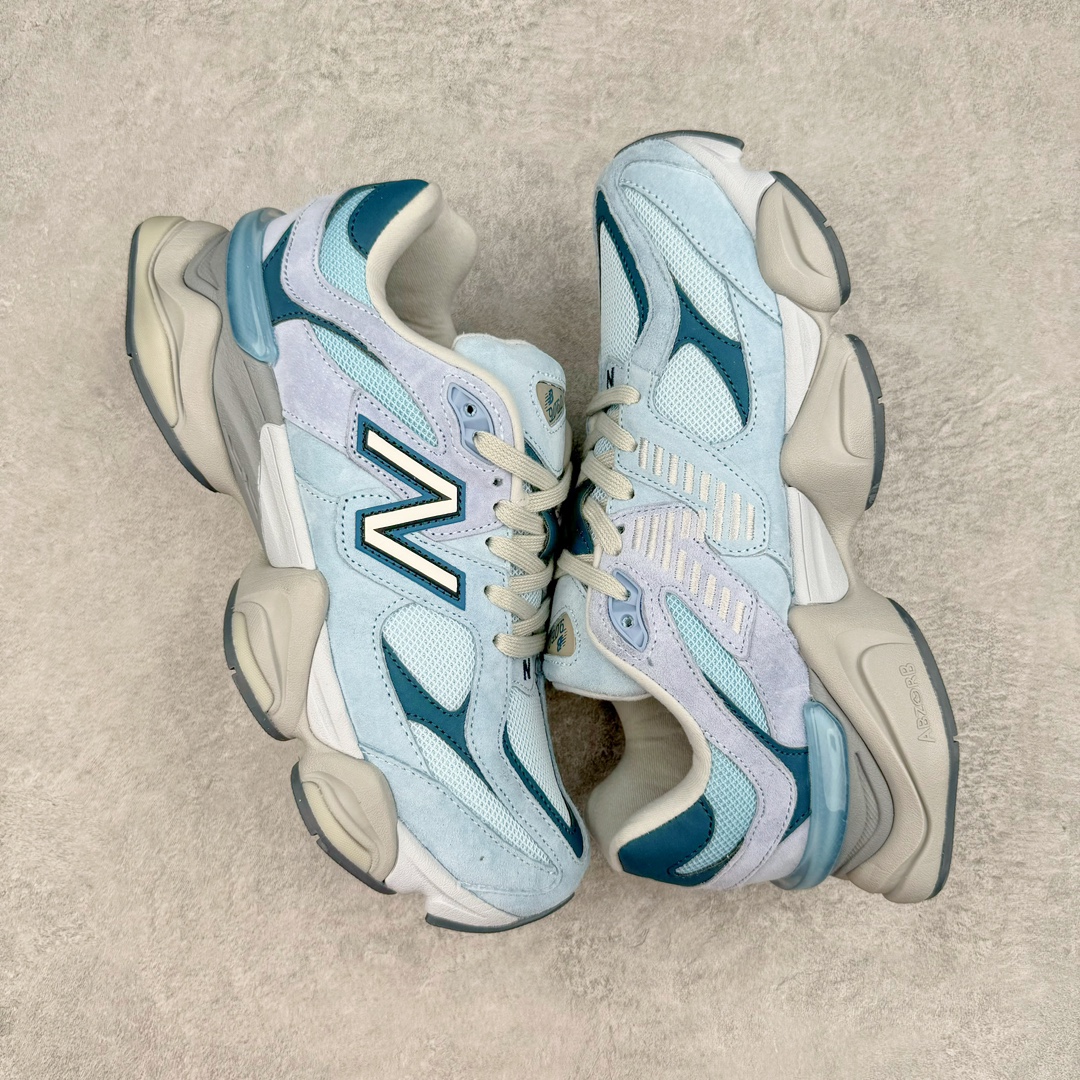 图片[3]-New Balance NB9060 复古运动鞋 新百伦又带来了新鞋型 并且是与芝加哥街头品牌 Joe Freshgoods 的联名款 鞋身主体采用了类似 990 系列的设计风格 与传统复古慢跑鞋区别不大 最大的变化就是鞋底部分 在传统设计的中底外层 增加了多个分区的模块 圆润的线条设计与我们熟悉的 New Balance 风格截然不同 但与同样充满弧形线条的鞋面搭配 看起来毫无违和感 尺码：36-45-选品中心
