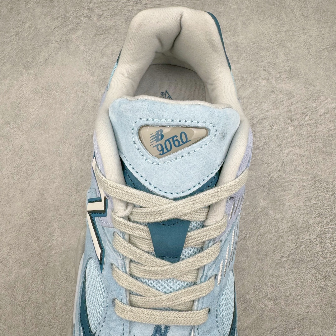 图片[5]-New Balance NB9060 复古运动鞋 新百伦又带来了新鞋型 并且是与芝加哥街头品牌 Joe Freshgoods 的联名款 鞋身主体采用了类似 990 系列的设计风格 与传统复古慢跑鞋区别不大 最大的变化就是鞋底部分 在传统设计的中底外层 增加了多个分区的模块 圆润的线条设计与我们熟悉的 New Balance 风格截然不同 但与同样充满弧形线条的鞋面搭配 看起来毫无违和感 尺码：36-45-选品中心