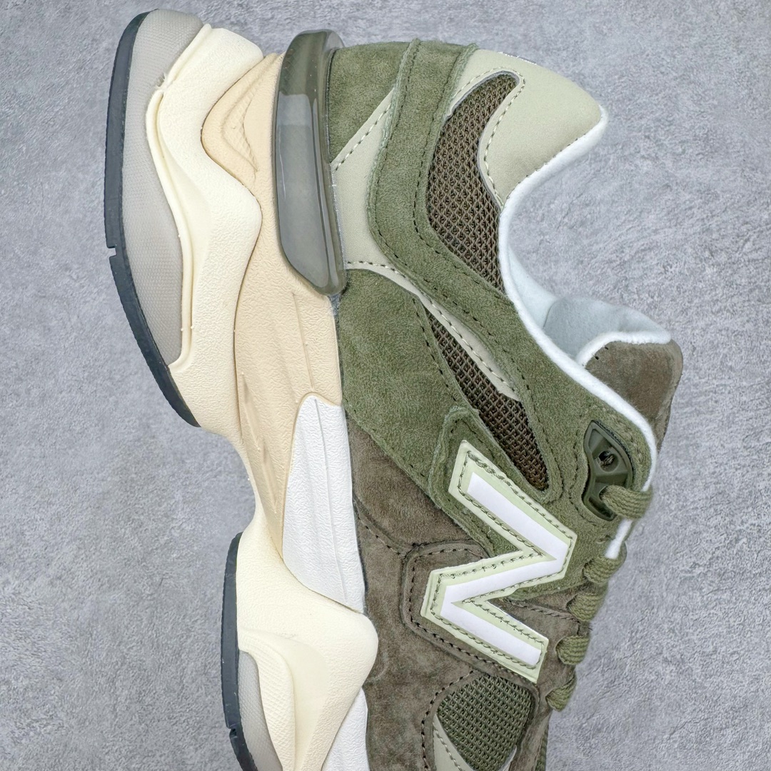 图片[6]-New Balance NB9060 复古运动鞋 新百伦又带来了新鞋型 并且是与芝加哥街头品牌 Joe Freshgoods 的联名款 鞋身主体采用了类似 990 系列的设计风格 与传统复古慢跑鞋区别不大 最大的变化就是鞋底部分 在传统设计的中底外层 增加了多个分区的模块 圆润的线条设计与我们熟悉的 New Balance 风格截然不同 但与同样充满弧形线条的鞋面搭配 看起来毫无违和感 尺码：36-45-选品中心