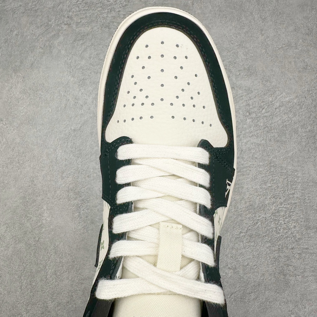 图片[4]-Air Jordan AJ1 Low 低帮系列定制配色 SJ9950-001 原厂内置气垫魔块 A模大底 头层小牛皮 鞋舌AJ原厂专用牛津布+AJ专用反口珍珠布+原厂无杂质高弹内里海棉+特殊封边弹力鞋带 尺码：36 36.5 37.5 38 38.5 39 40 40.5 41 42 42.5 43 44 44.5 45 46-选品中心