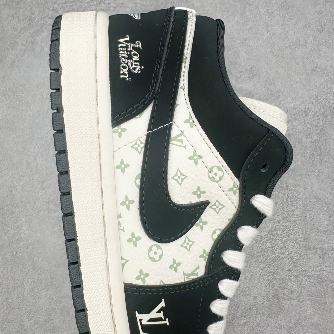 图片[6]-Air Jordan AJ1 Low 低帮系列定制配色 SJ9950-001 原厂内置气垫魔块 A模大底 头层小牛皮 鞋舌AJ原厂专用牛津布+AJ专用反口珍珠布+原厂无杂质高弹内里海棉+特殊封边弹力鞋带 尺码：36 36.5 37.5 38 38.5 39 40 40.5 41 42 42.5 43 44 44.5 45 46-选品中心